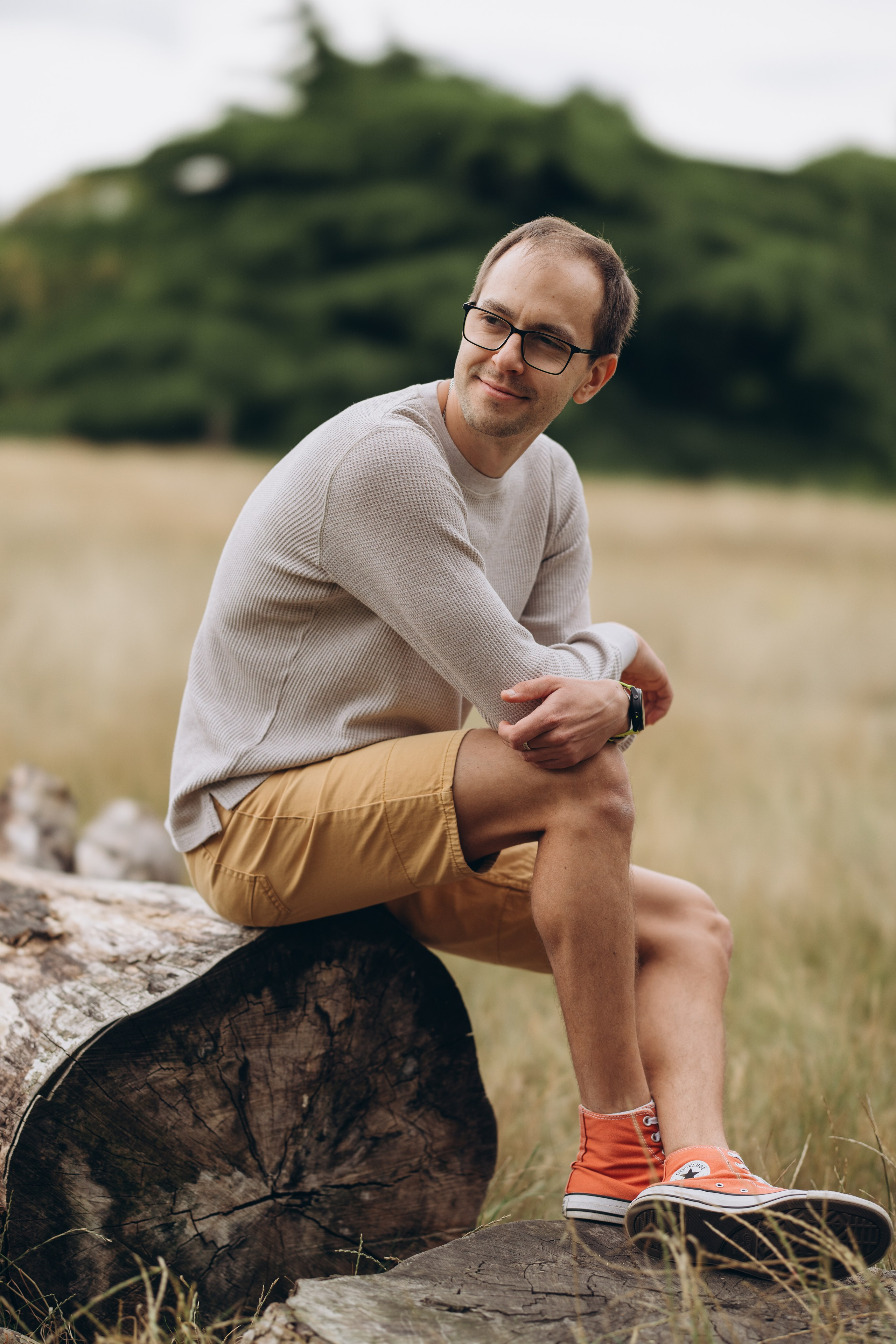 Milena with parents (Greenwich Park). Anastasia Klink, Photographer in London
