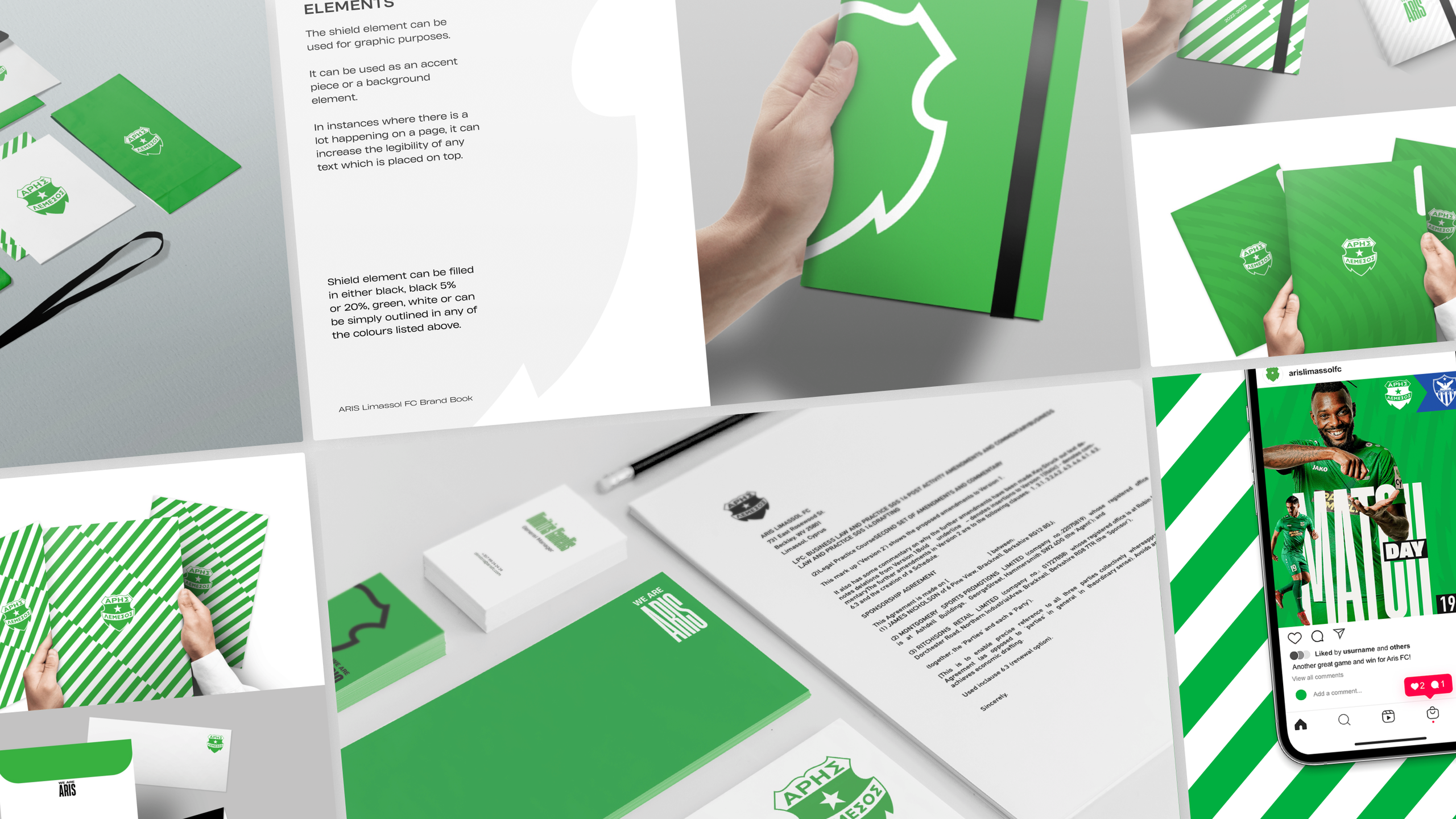 [Art Director, Brand System] — Football Club — Aris FC. Tim Katerinko — Visual Storytelling for Brands, Culture & Events