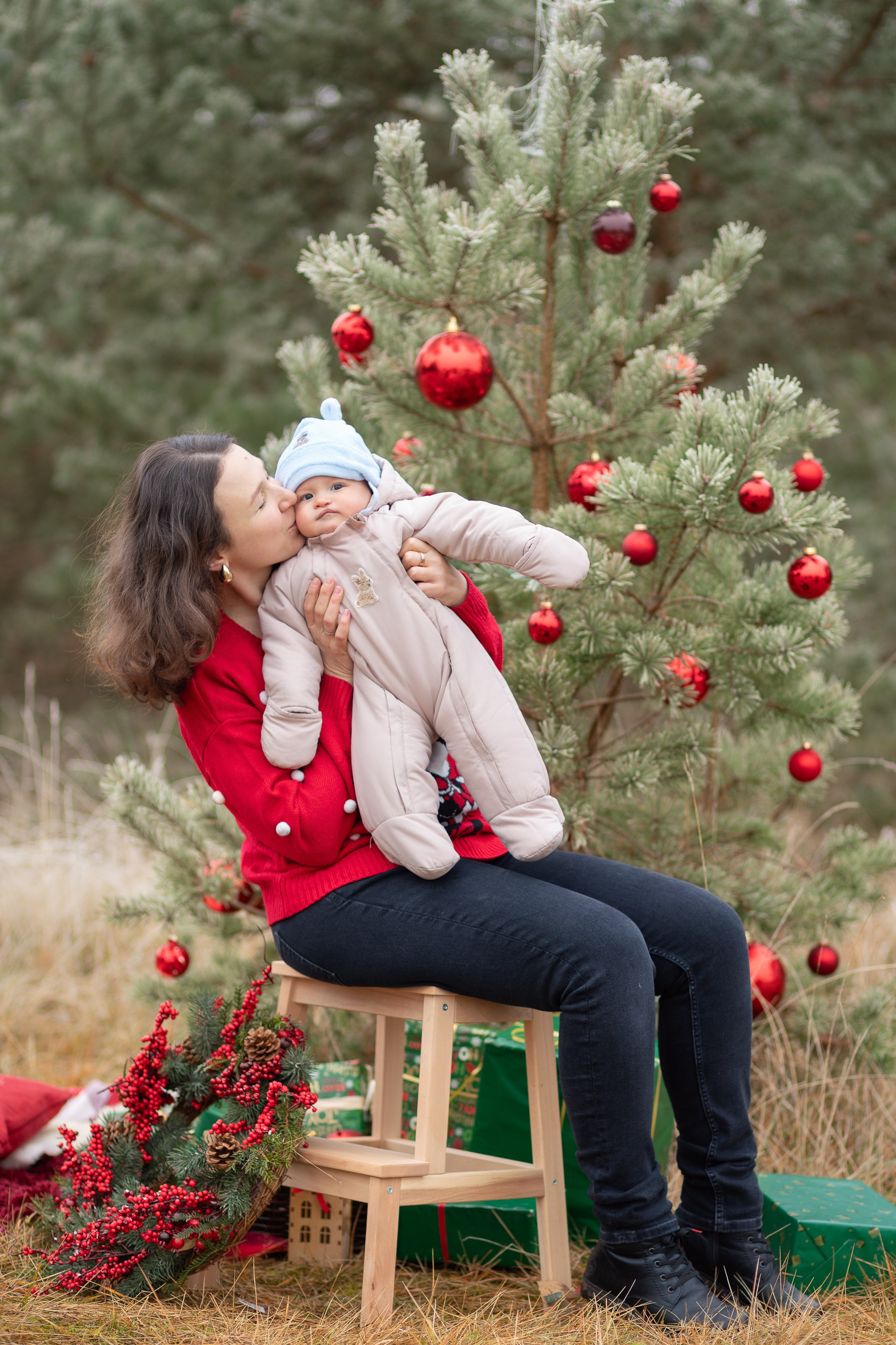 Weihnachten. Familien- und Kinderfotografin Katerina Vlasenko, München