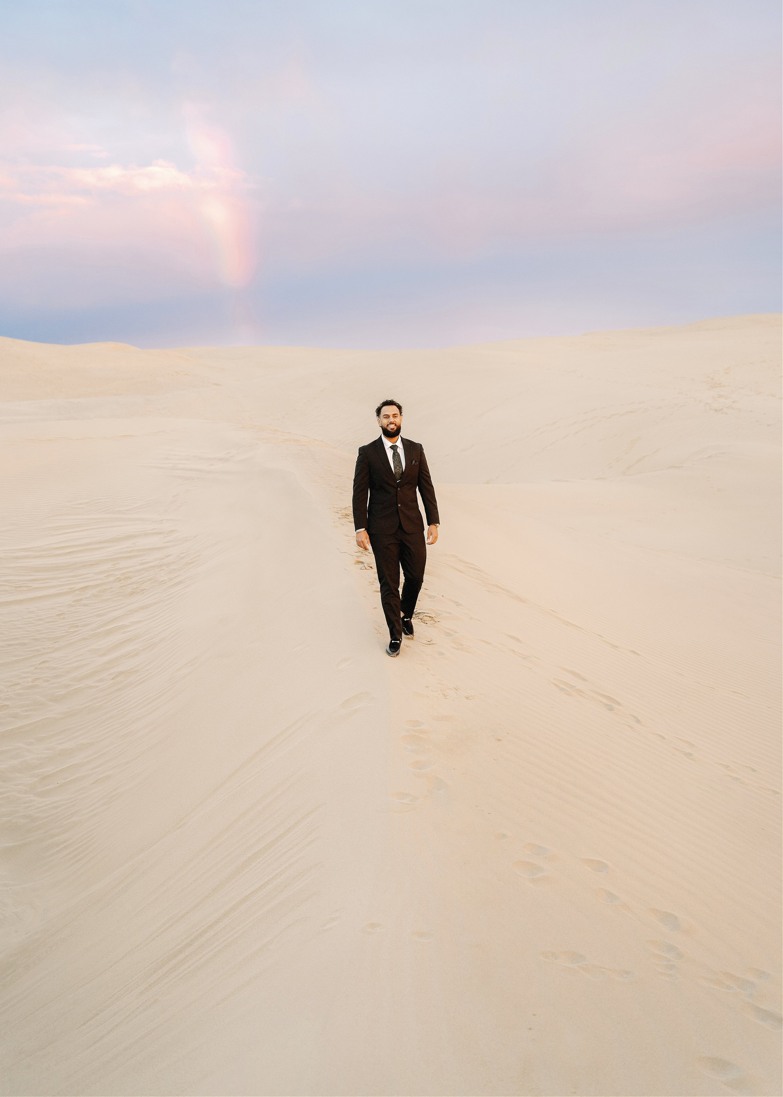 Elopement at Pismo Beach Sand Dunes, California. Wedding Photography & Videography Team in California, Los Angeles, San Francisco, San Diego and Travel