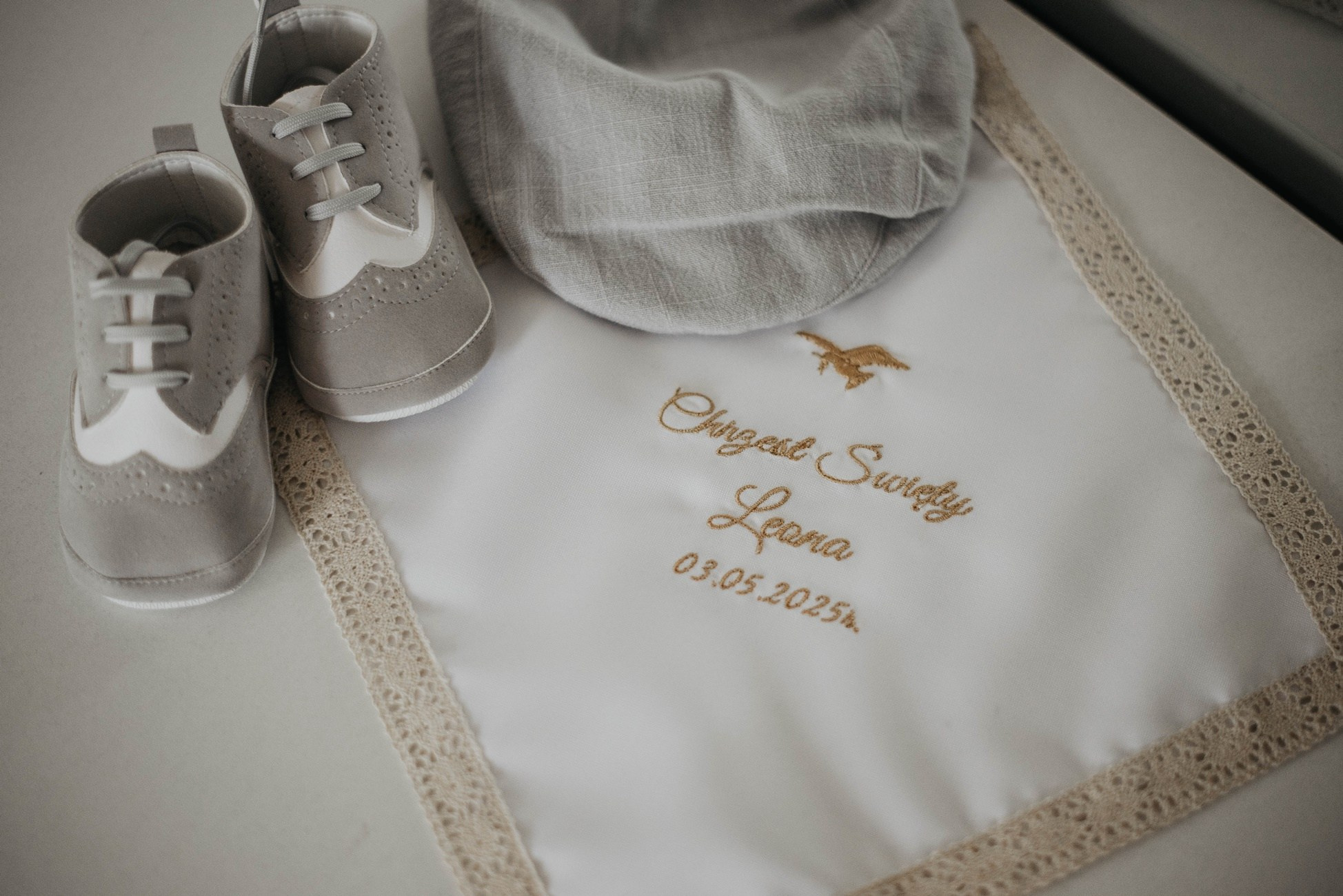 Chrzest Święty Leosia. Dominika Strachacka Fotografia | Fotograf ślubny i rodzinny Opole Lubelskie Lublin