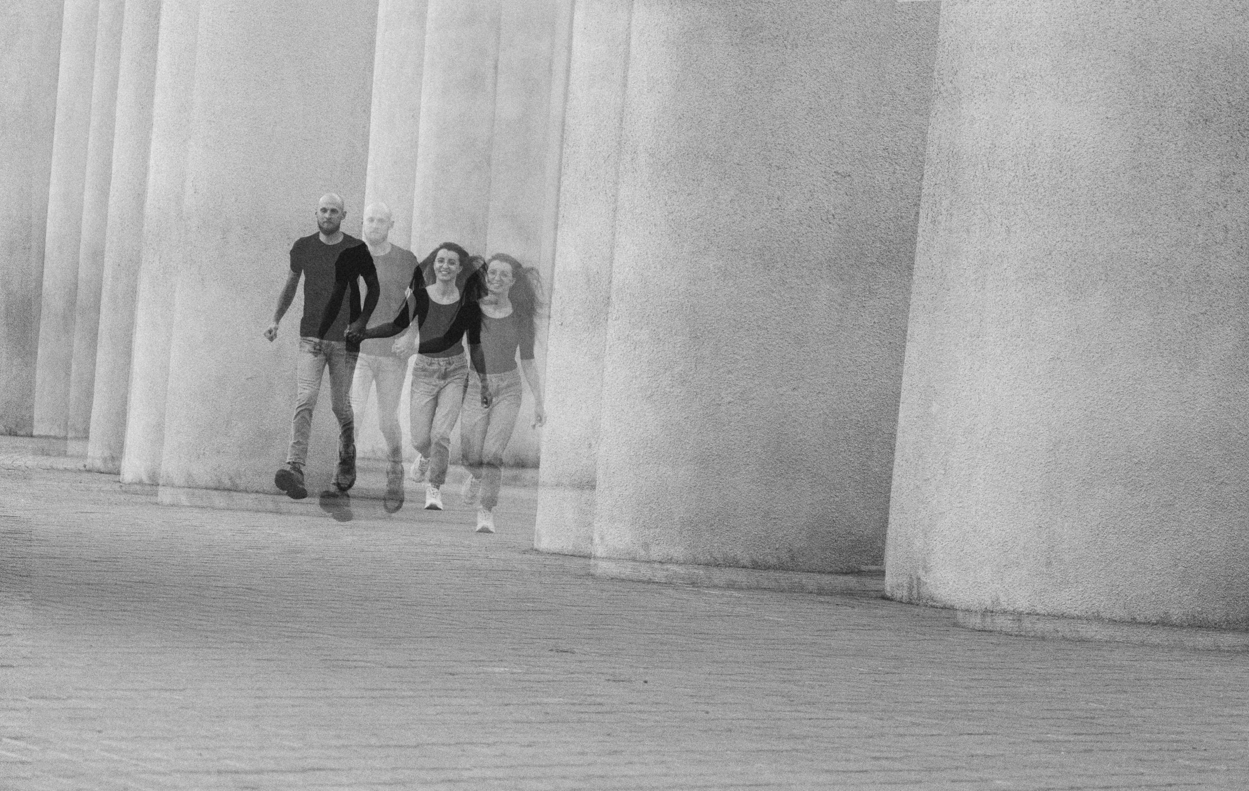 LoveStory Outdoor B&W. Портретный фотограф в Кракове Анна Бовтюк