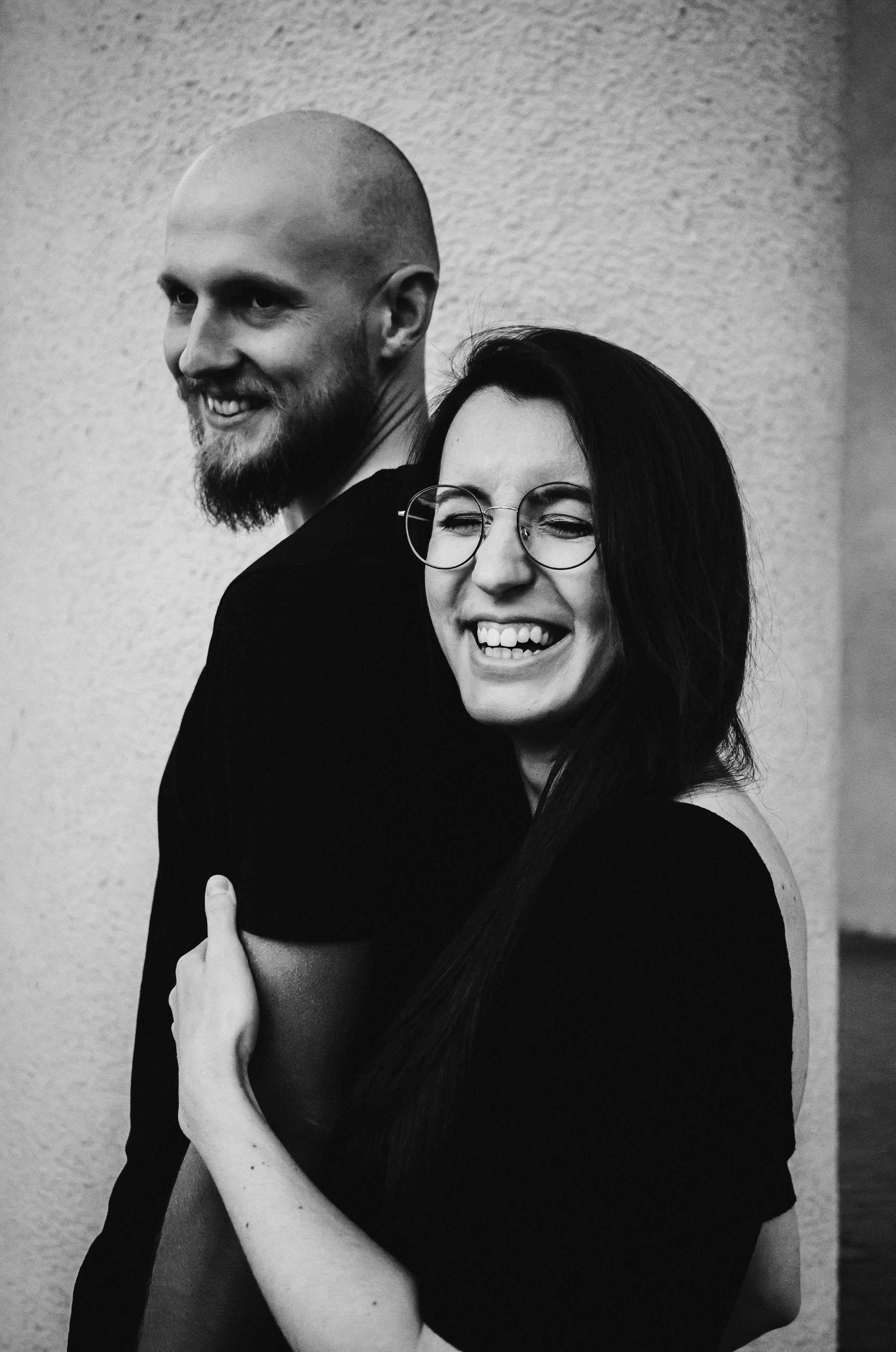 LoveStory Outdoor B&W. Портретный фотограф в Кракове Анна Бовтюк