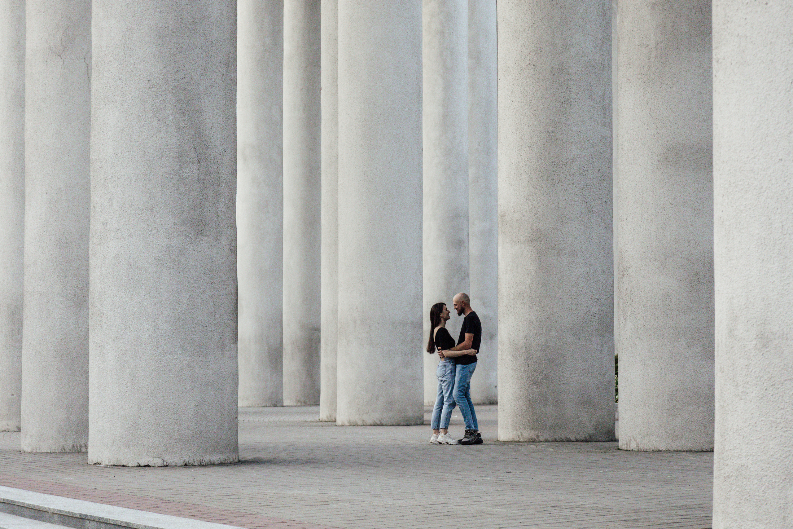 LoveStory Outdoor B&W. Портретный фотограф в Кракове Анна Бовтюк