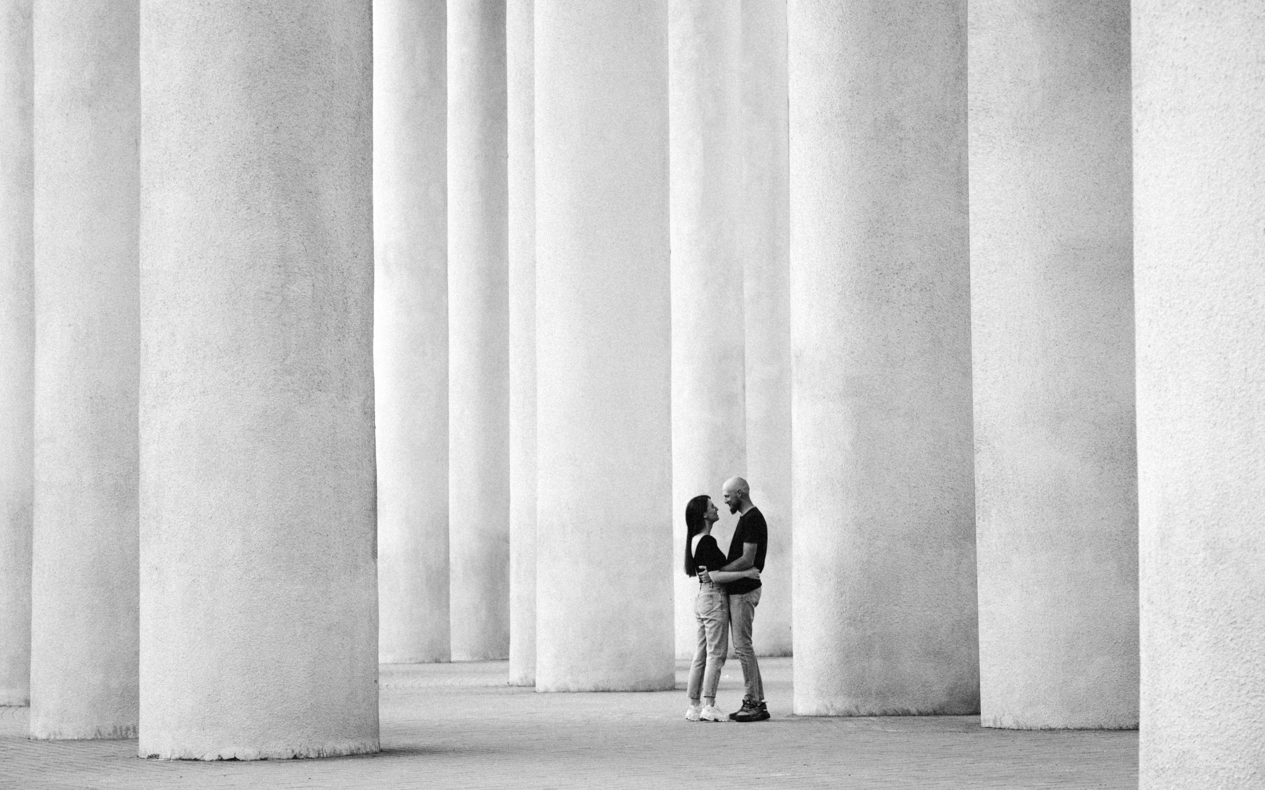 LoveStory Outdoor B&W. Портретный фотограф в Кракове Анна Бовтюк