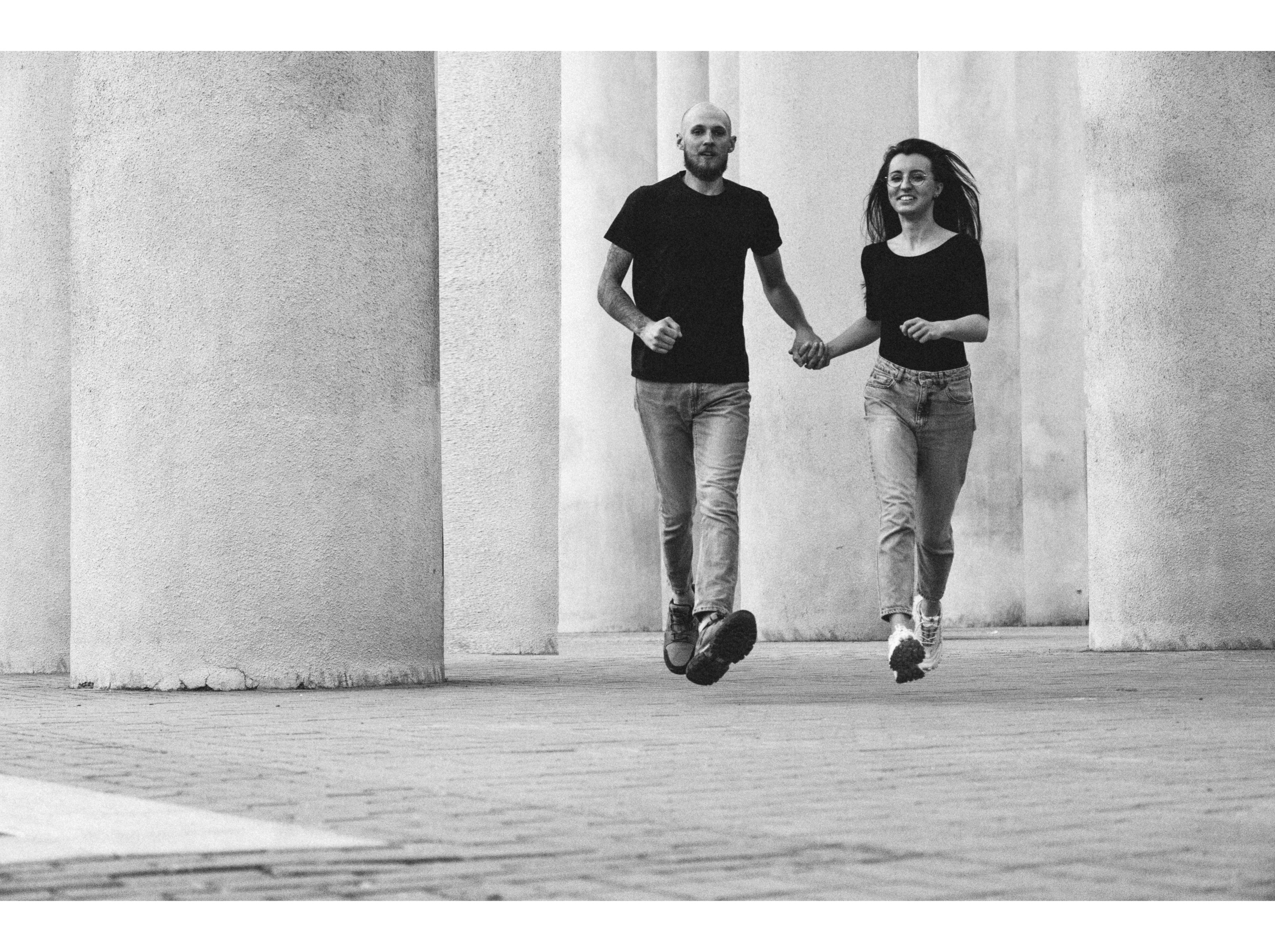 LoveStory Outdoor B&W. Портретный фотограф в Кракове Анна Бовтюк