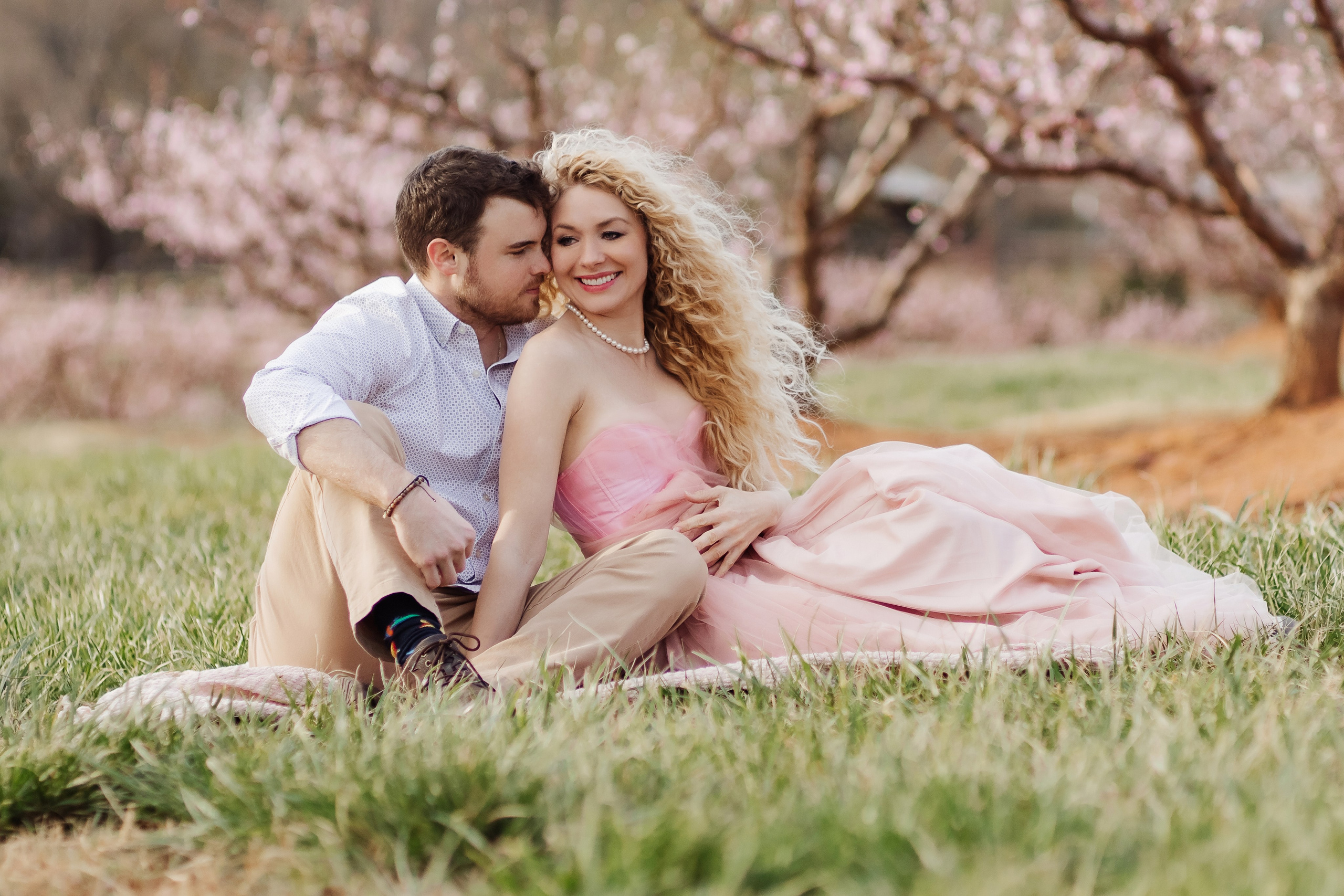 Most anticipated peach blossom in South Carolina. Wedding and portrait photography in Greenville SC