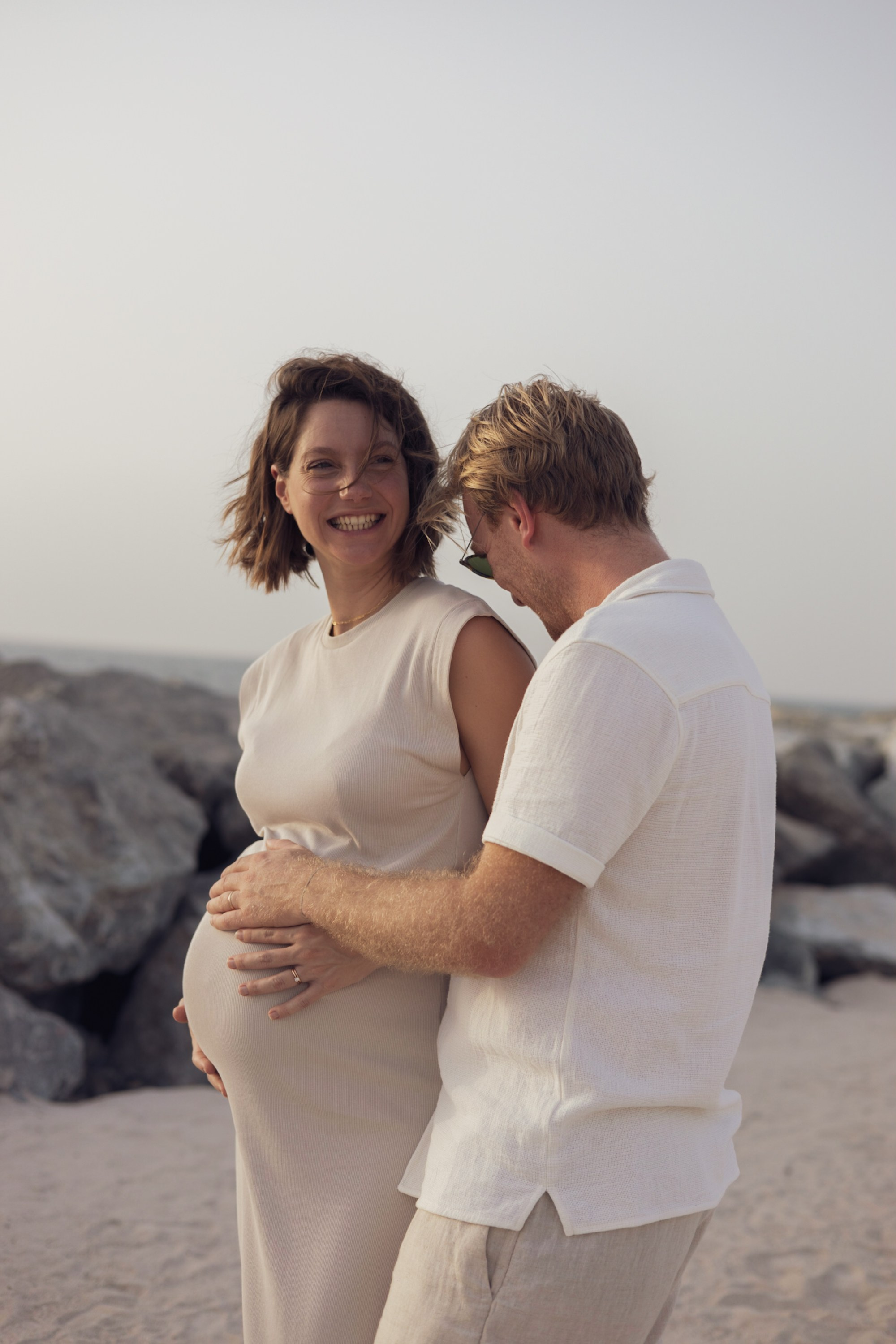 Maternity Session — Beach. Family Photographer in Dubai