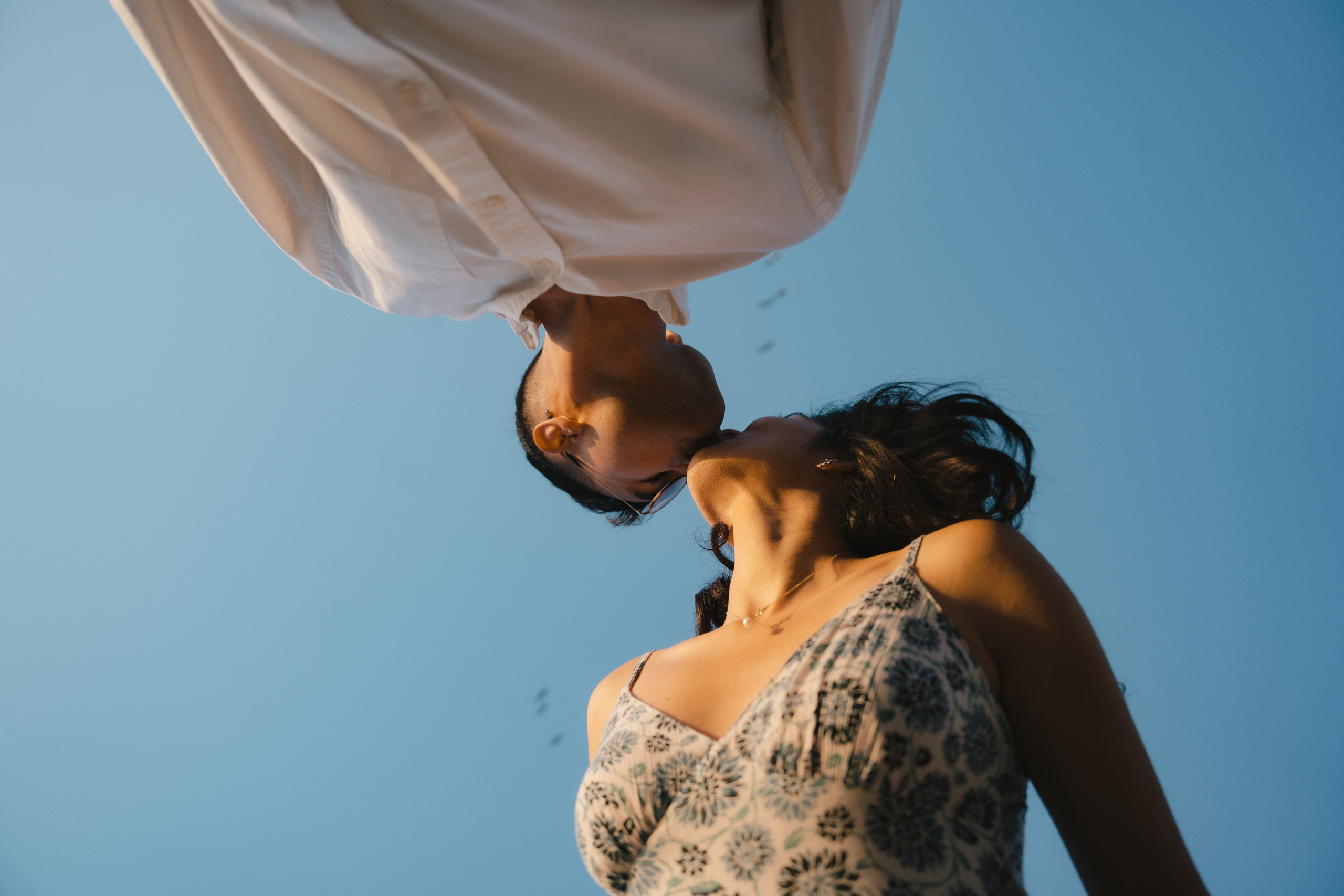Engagement and Couple’s Photoshoot at Marshall’s Beach with iconic Golden Gate bridge view. Soulo Photography | San Francisco Bay Area Based Photographer