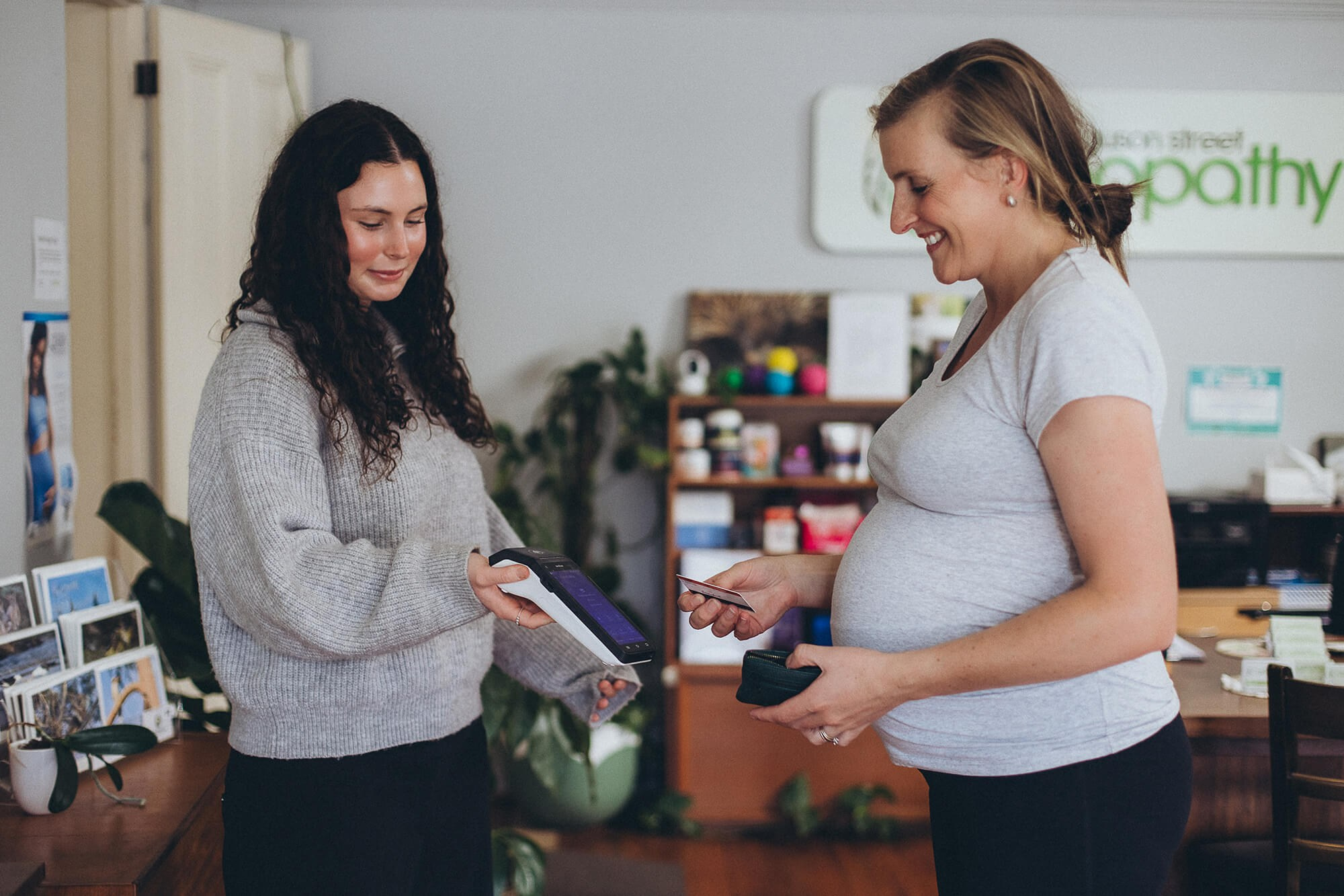 Front desk at wellness clinic – commercial photography Melbourne