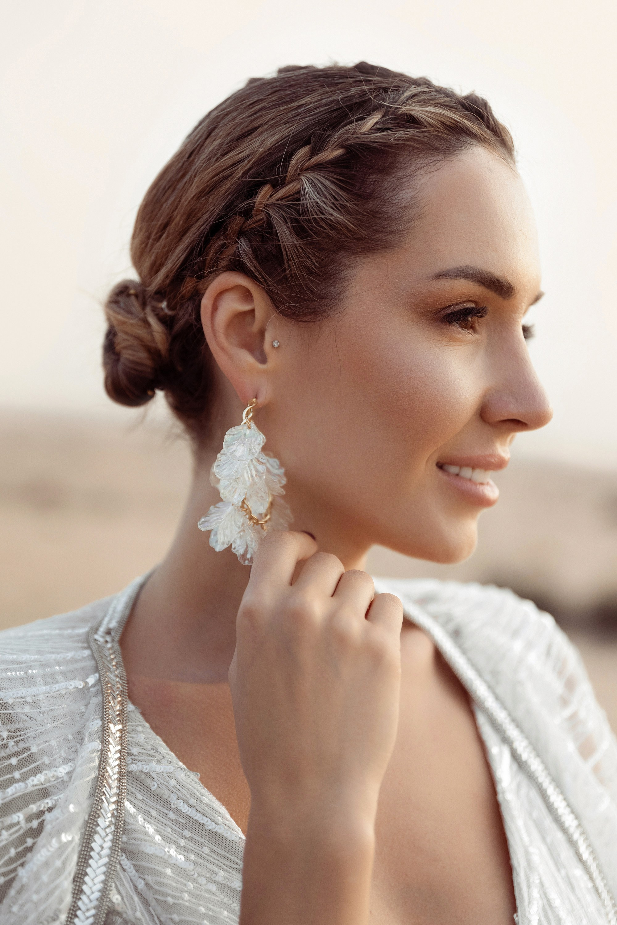Bride's portrait. Dubai, United Arab Emirates