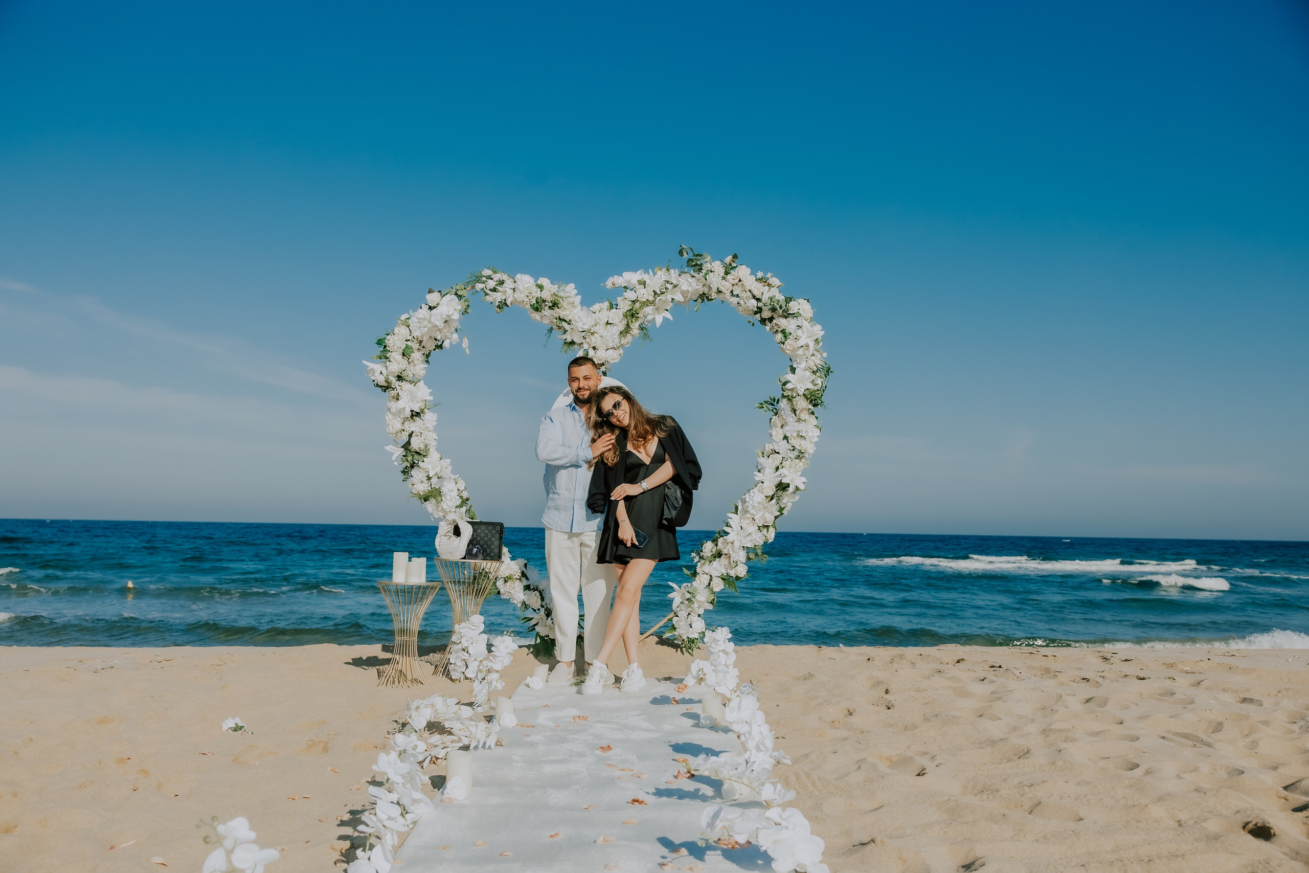 Годеж на плажа. Фотограф Ирина Йотова