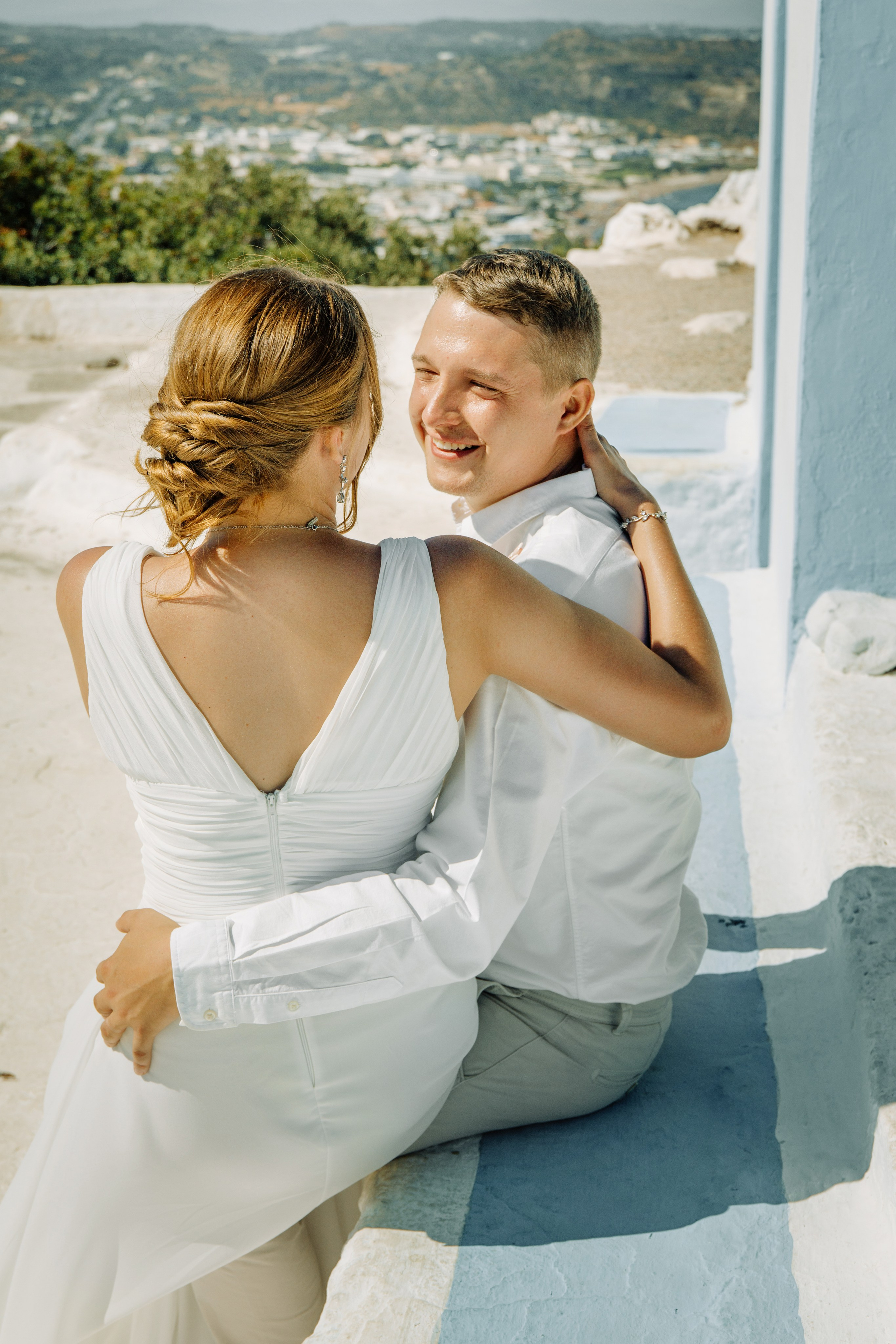 Ricardo and Justin. Renate Woeste | Wedding planner in Rhodes. Creating dream weddings by the sea. Let’s make your special day unforgettable