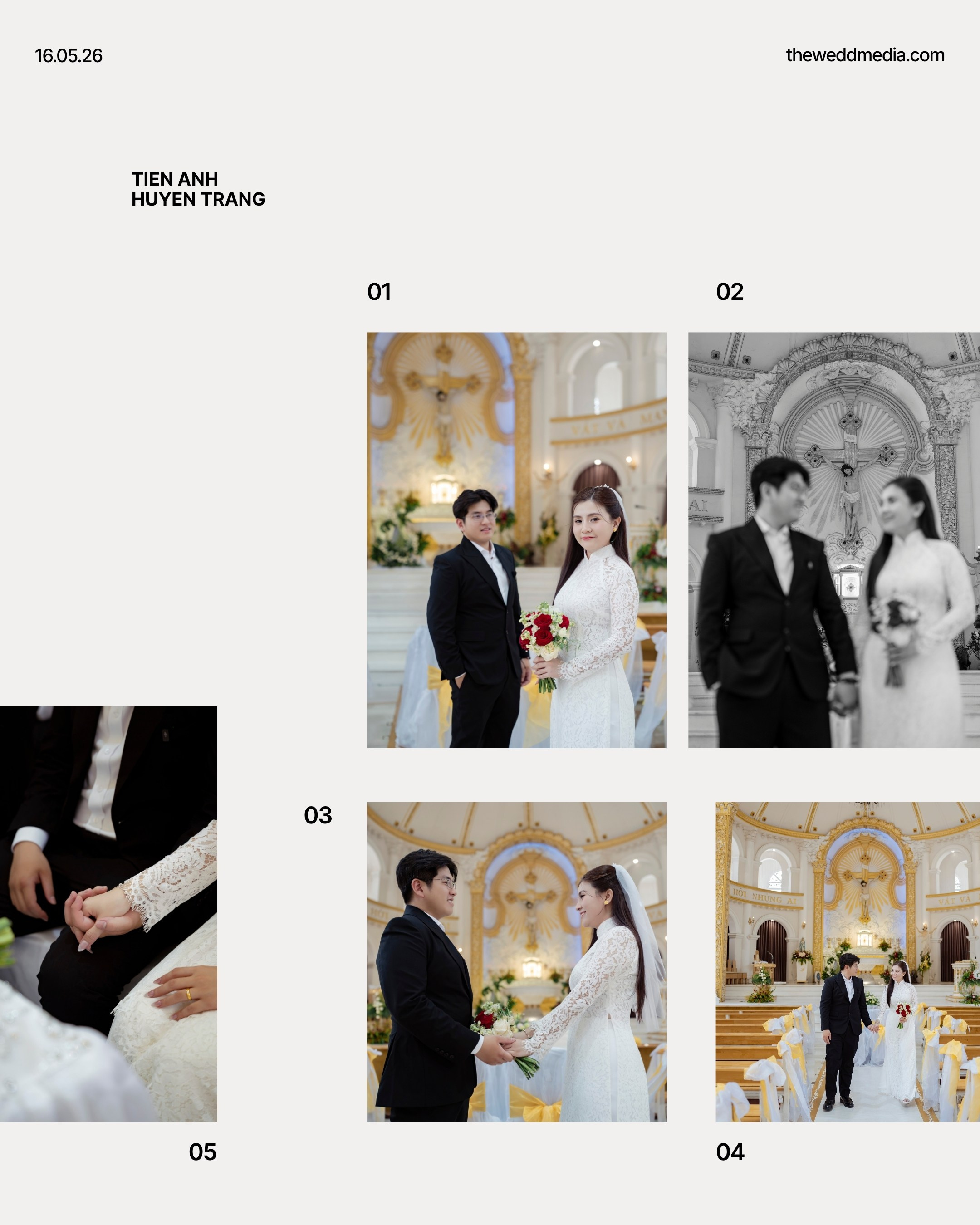 NHÀ THỜ — ANH & TRANG. WEDDING PHOTOGRAPHER IN VIETNAM