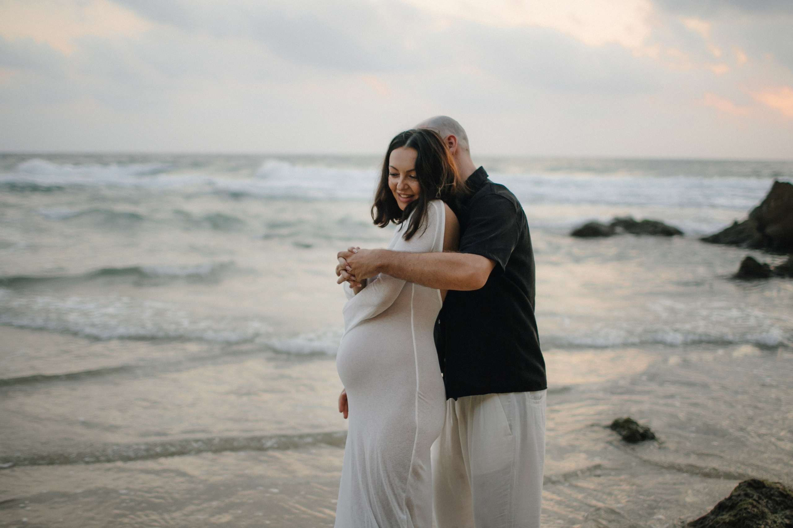 Katya & Fil Givat Olga. Family photographer in Israel