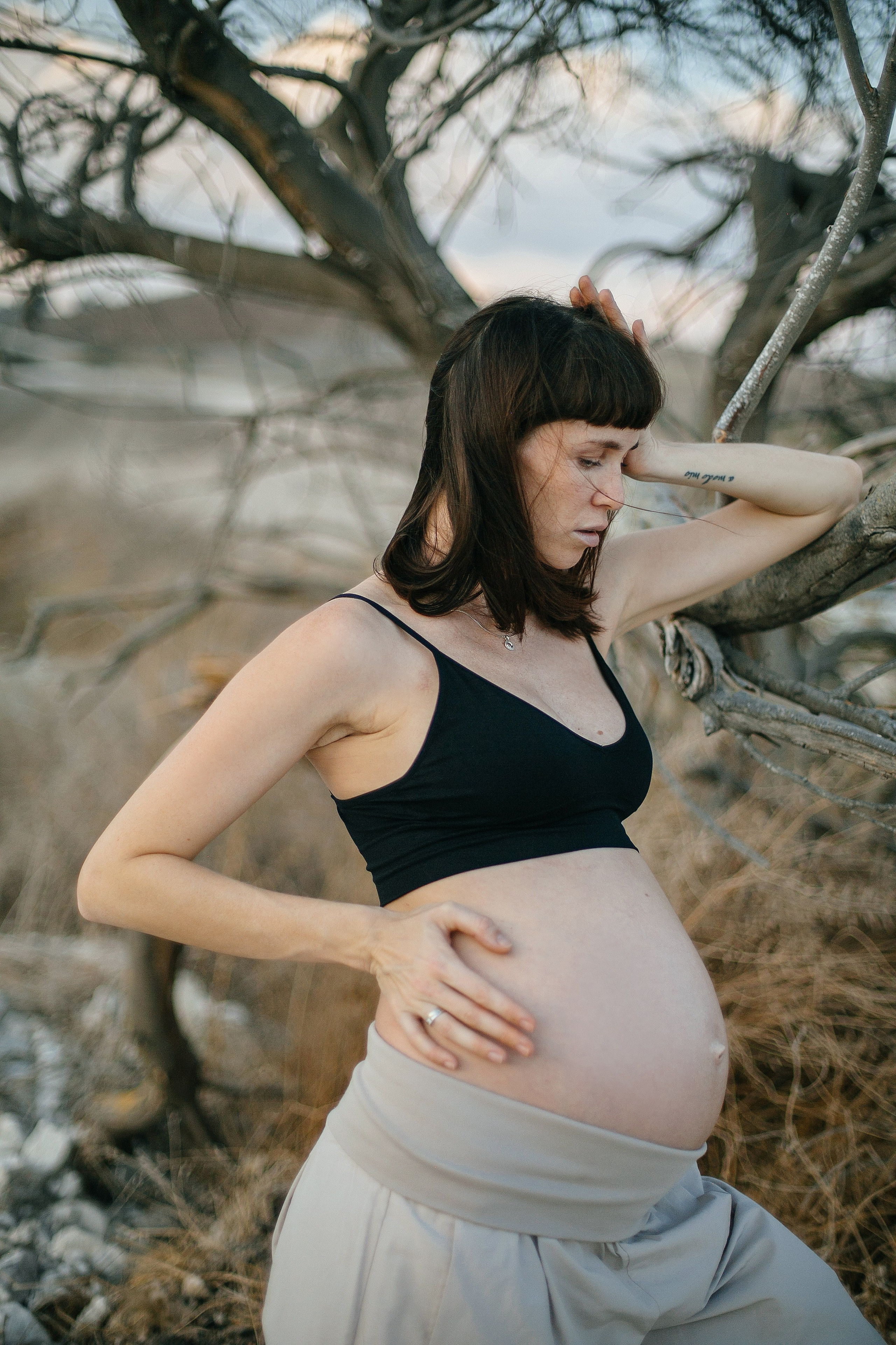 Kiryat Tivon field. Family photographer in Israel
