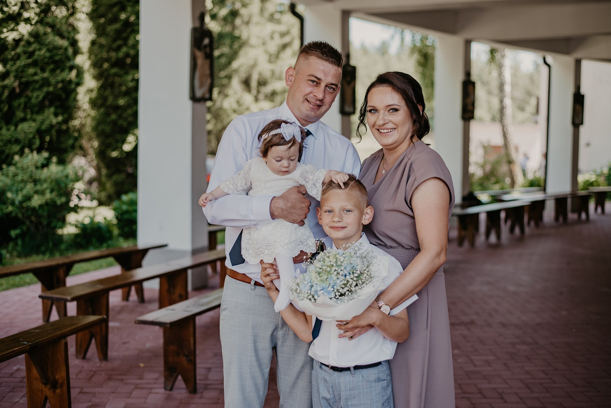 Chrzest Święty Klary. Dominika Strachacka Fotografia | Fotograf ślubny i rodzinny Opole Lubelskie Lublin