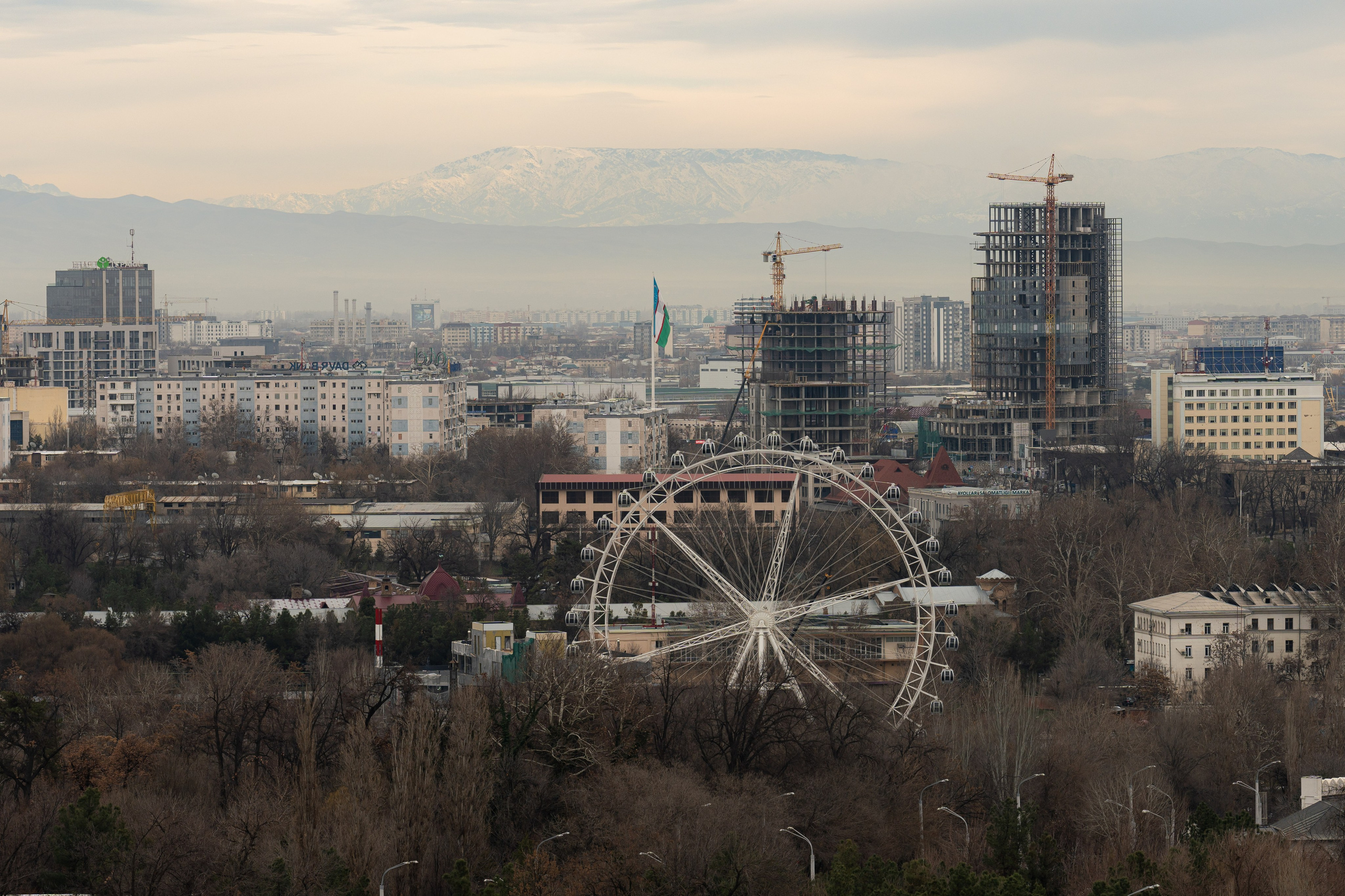Смог в Ташкенте или Взгляд на город с высоты птичьего полета. Георгий Намазов | Фотограф в Ташкенте