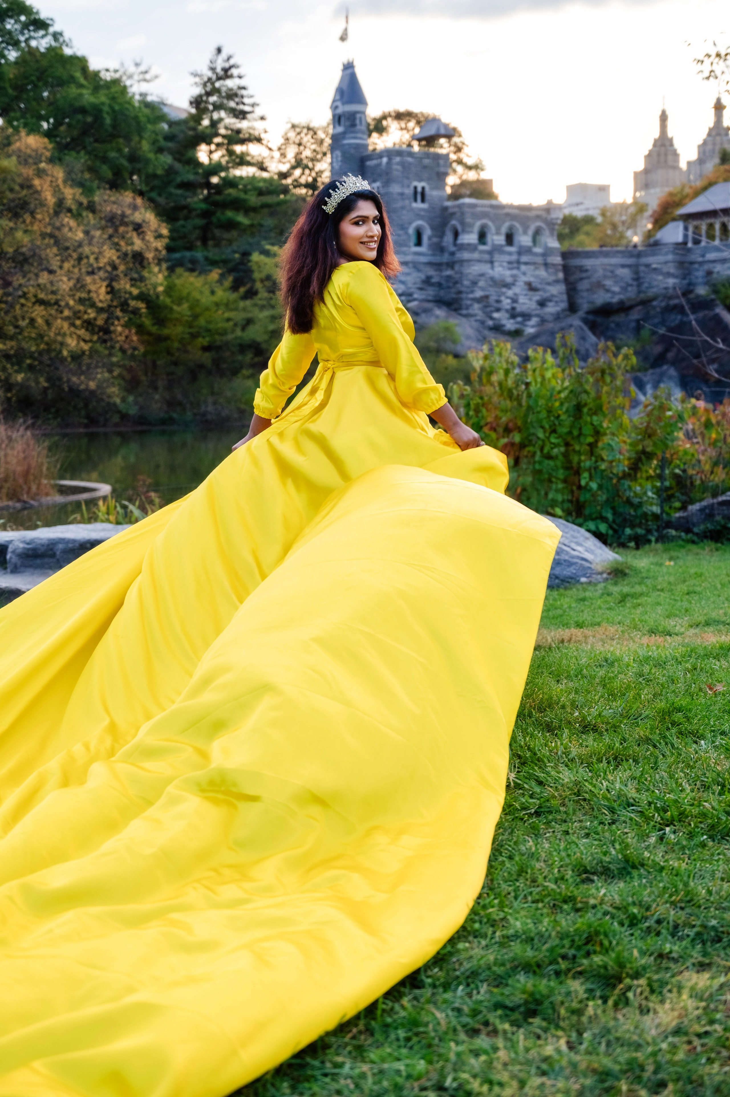 Flying dress. Alena Galieva New York Photographer