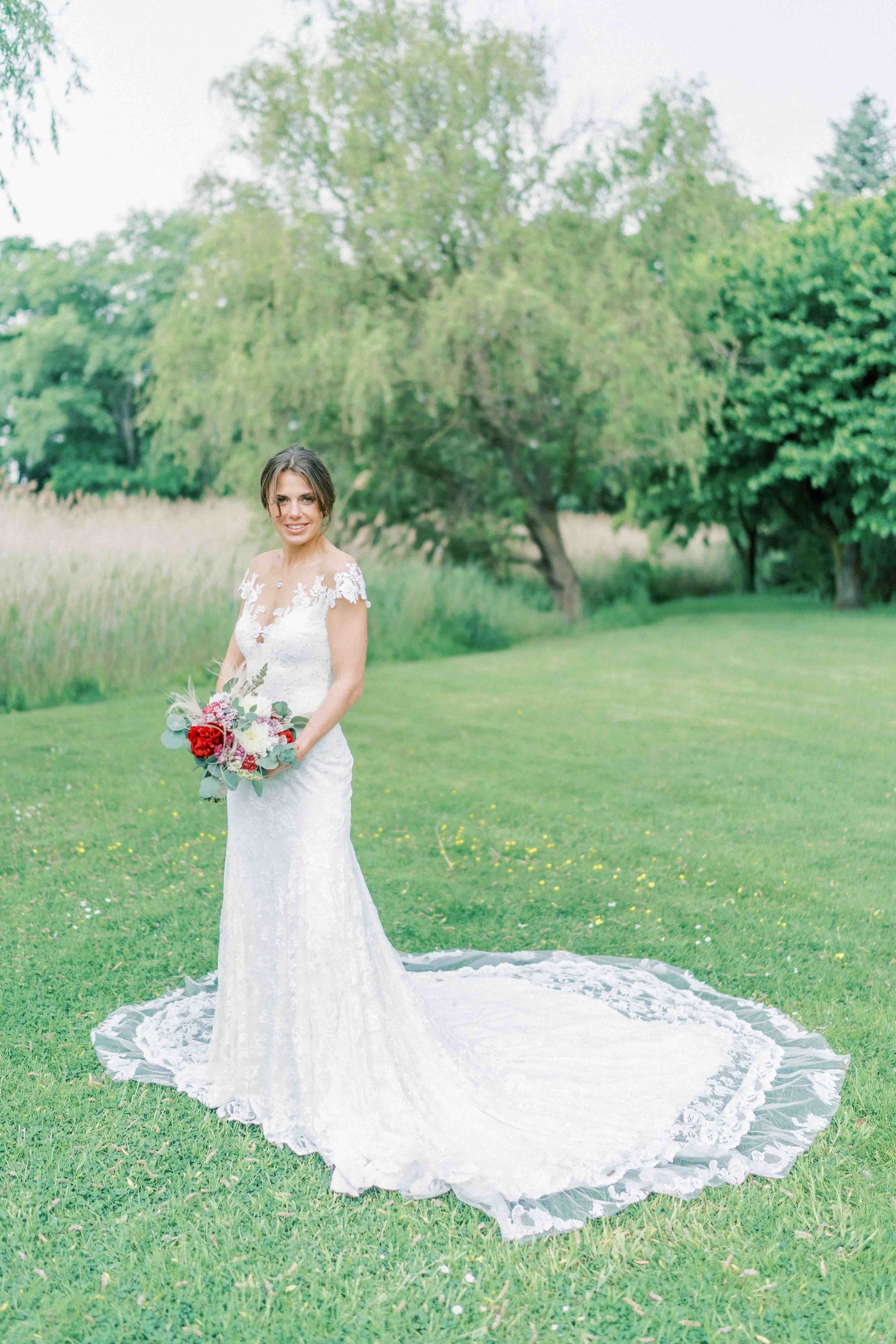 braut bei hochzeit am landhaus am see garbsen
