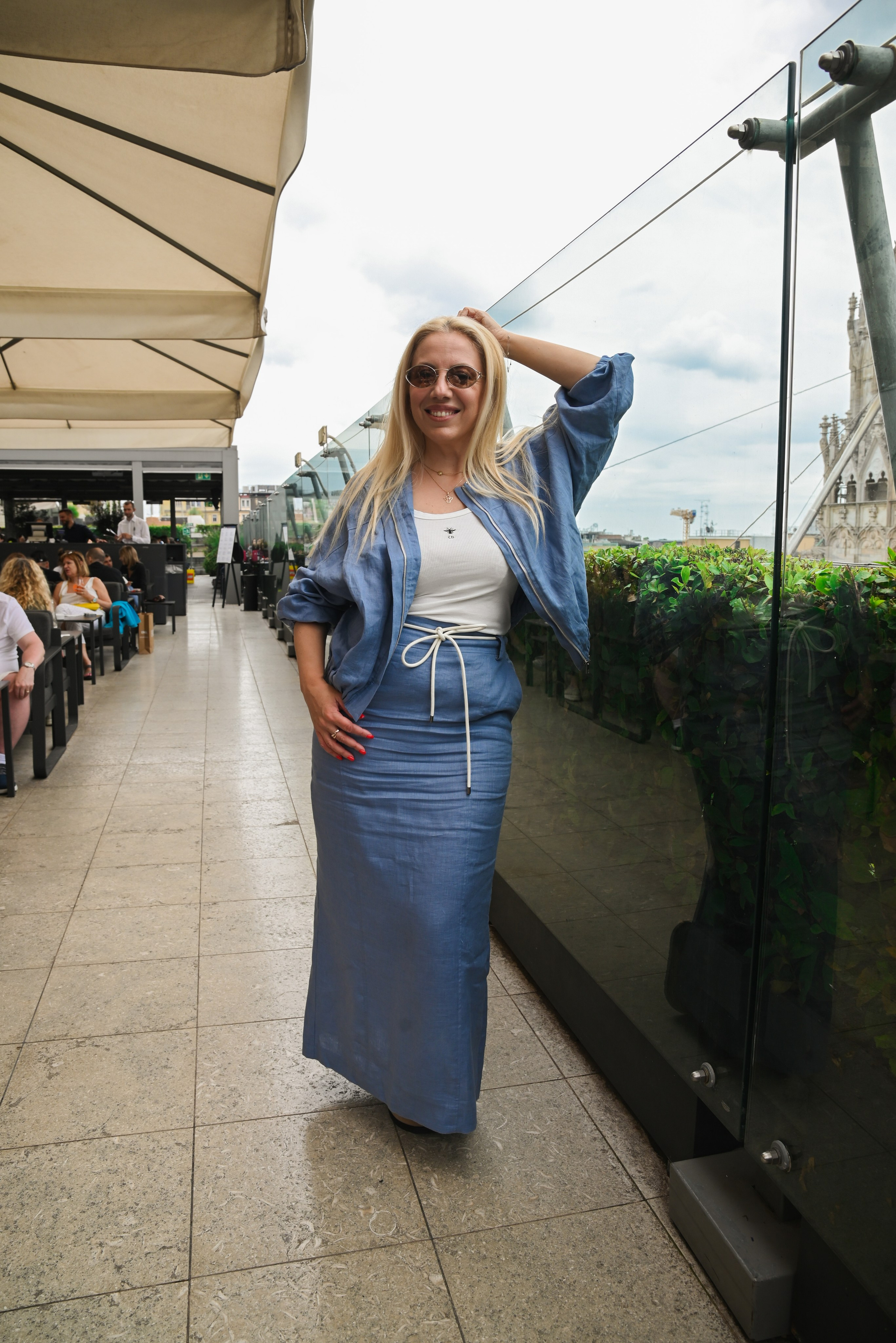 Walking in the center of Milan