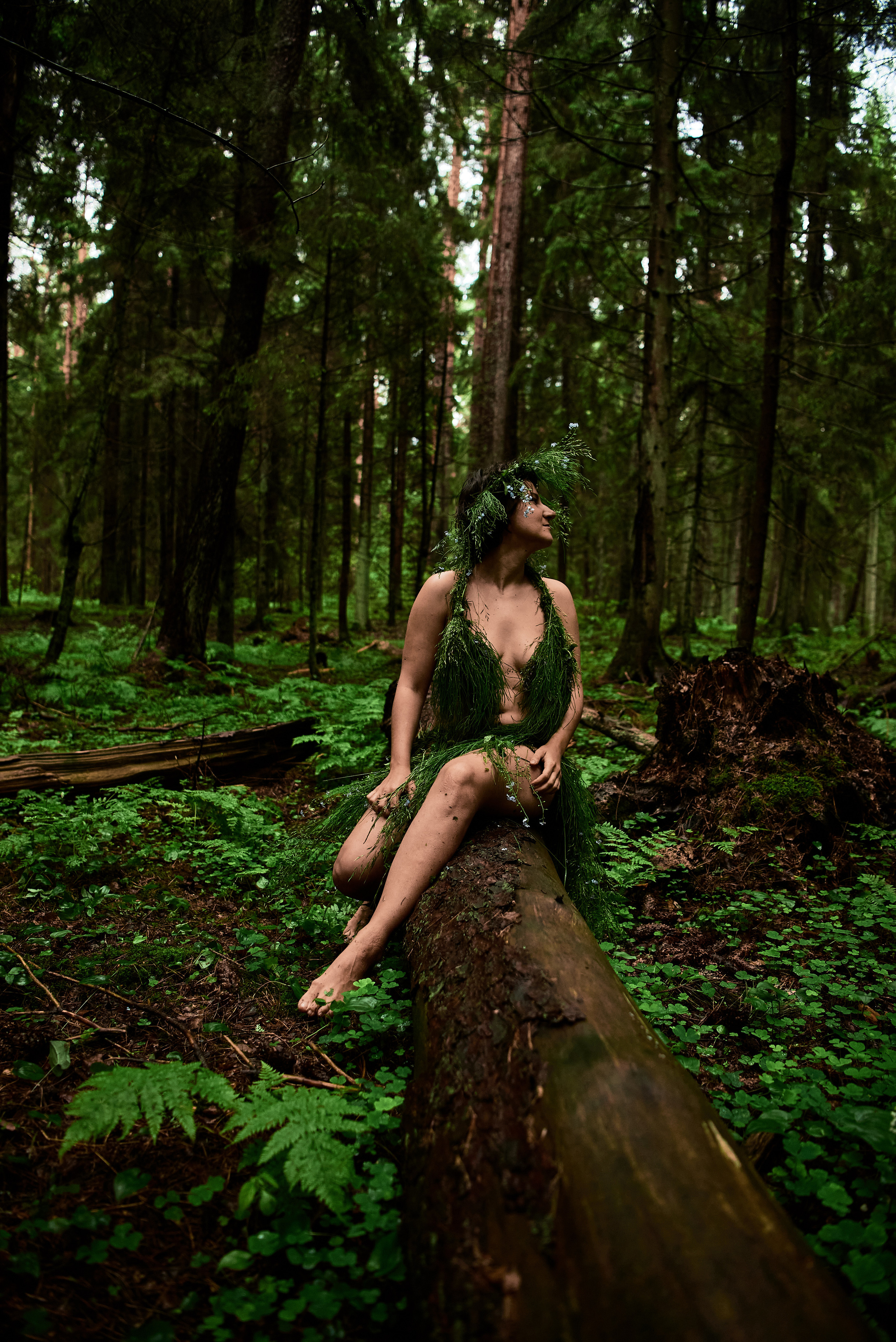 Forest nimfa. Family and portrait photographer Natalja Biteniece