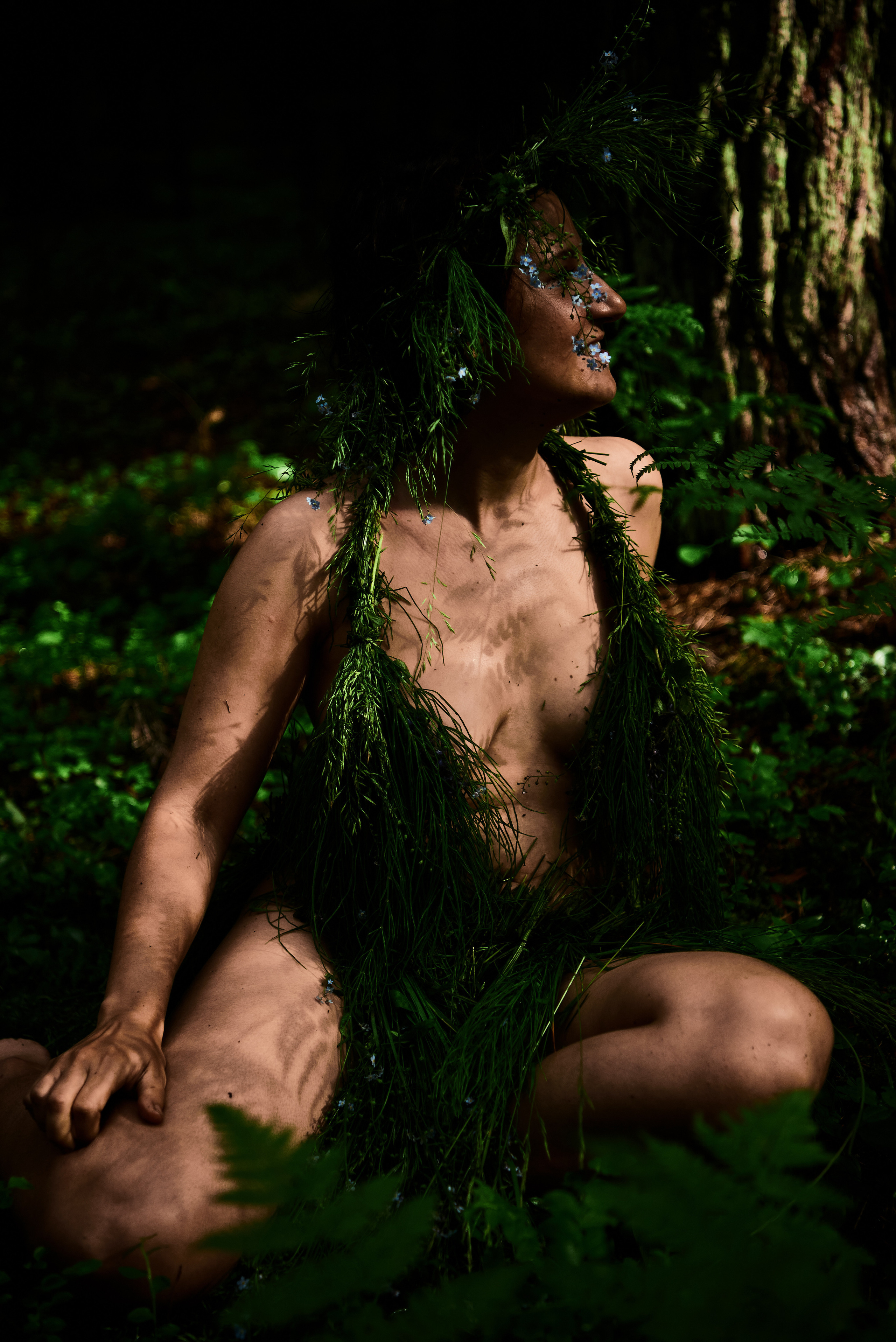 Forest nimfa. Family and portrait photographer Natalja Biteniece