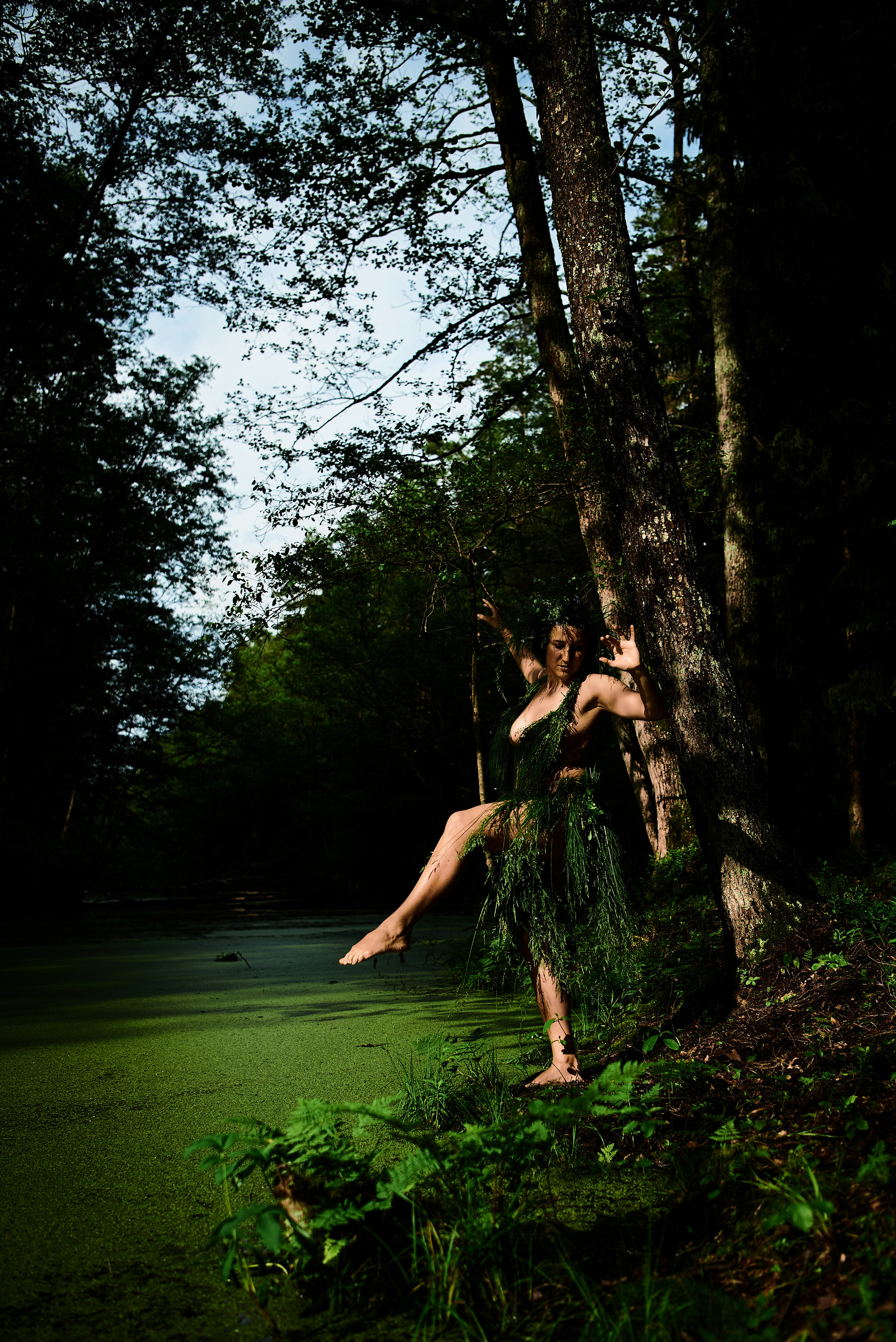 Forest nimfa. Family and portrait photographer Natalja Biteniece