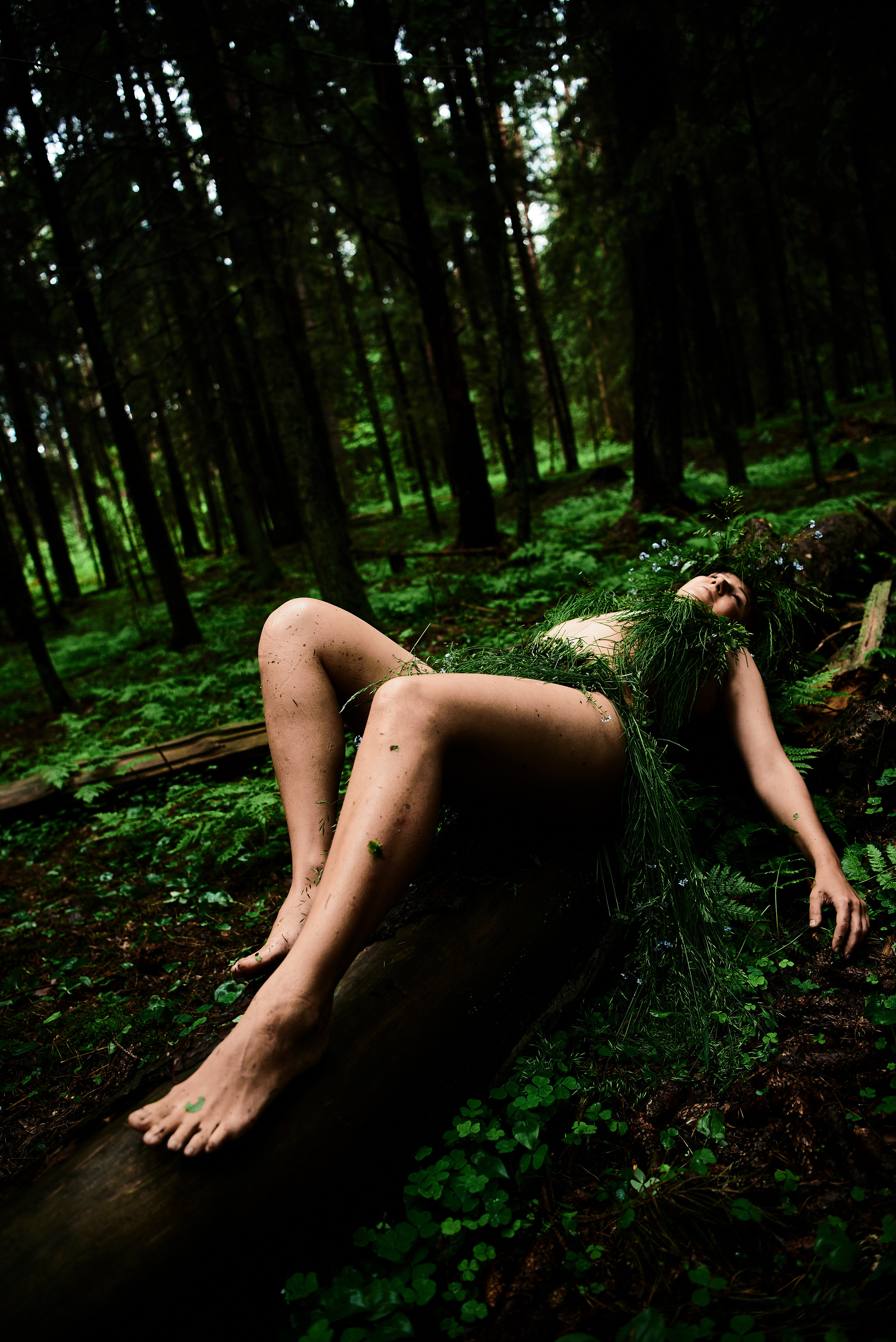Forest nimfa. Family and portrait photographer Natalja Biteniece