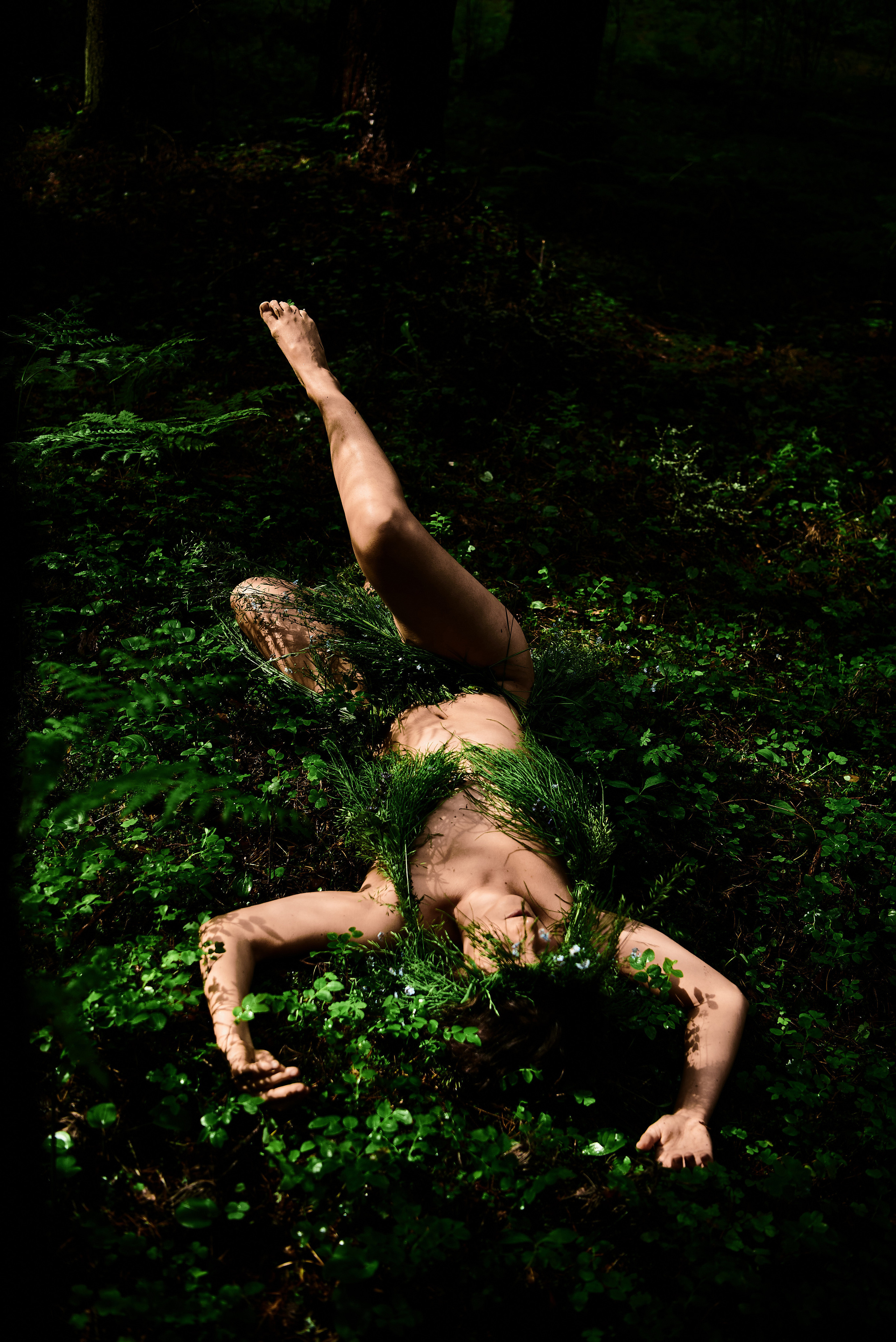 Forest nimfa. Family and portrait photographer Natalja Biteniece