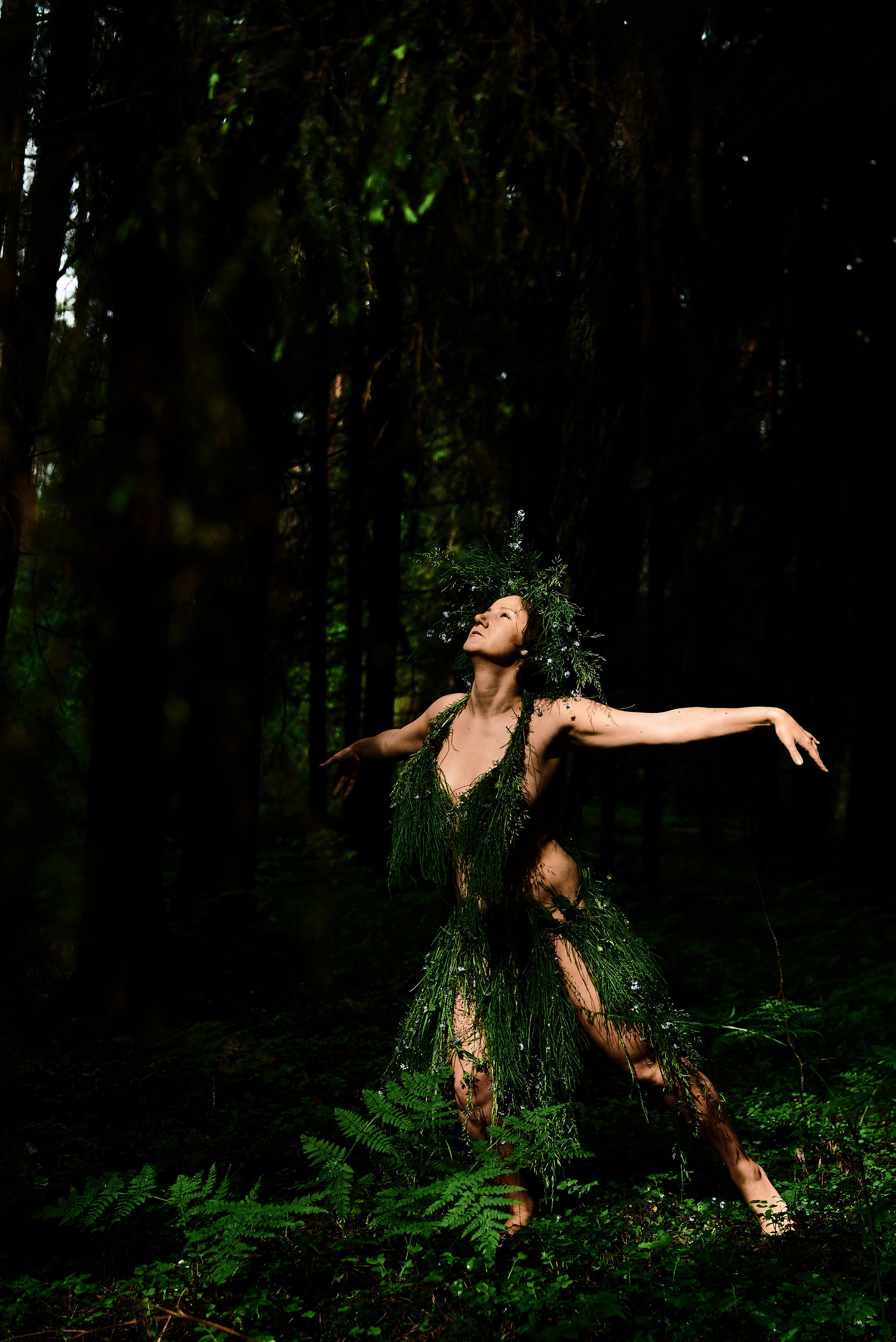 Forest nimfa. Family and portrait photographer Natalja Biteniece
