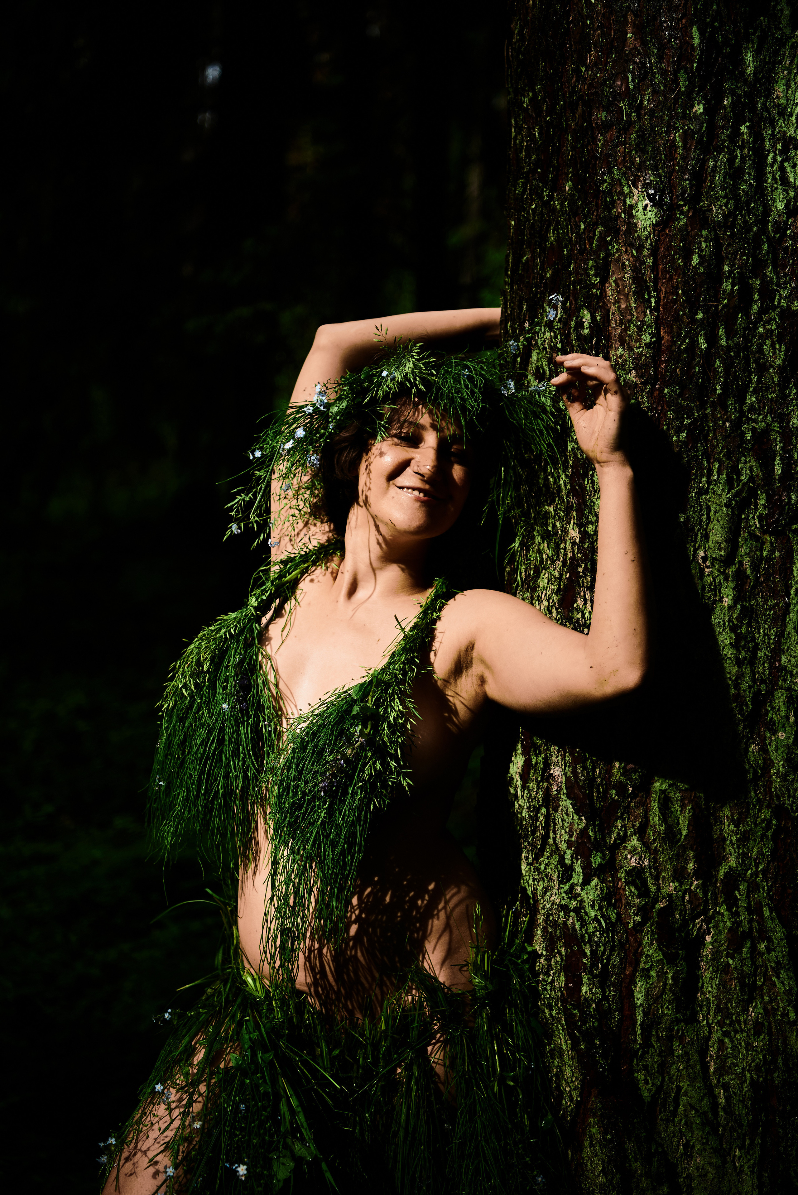 Forest nimfa. Family and portrait photographer Natalja Biteniece