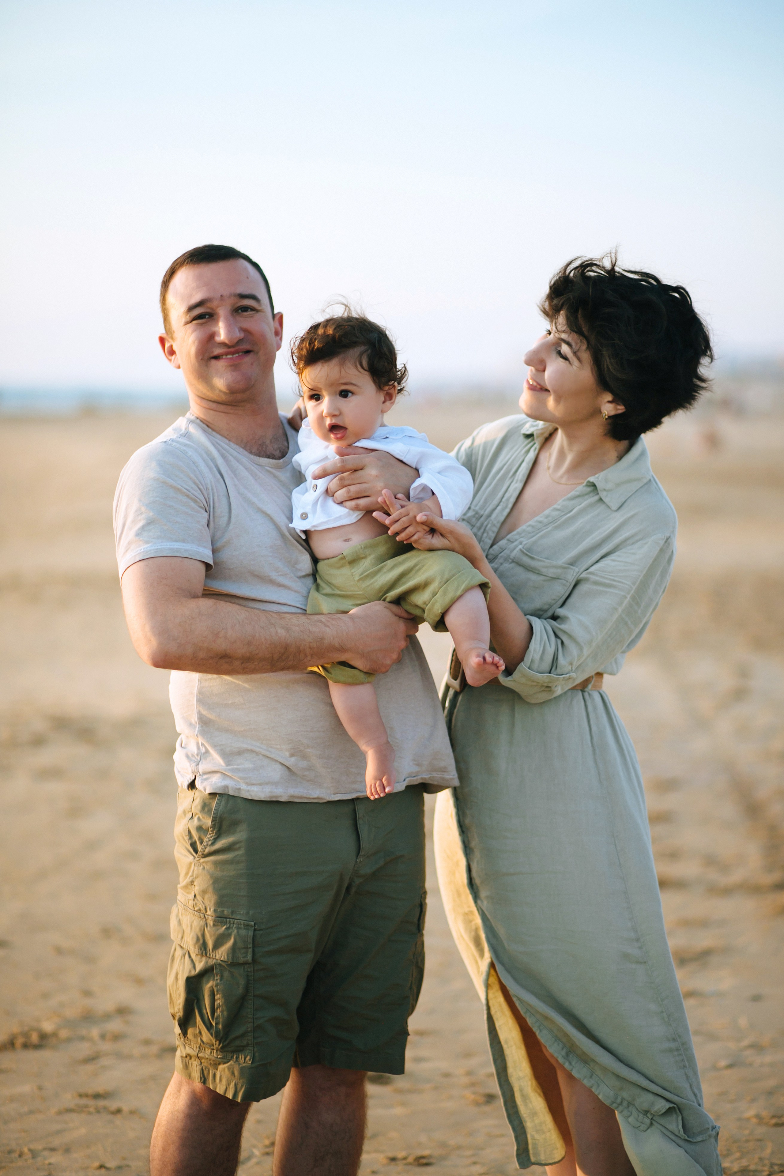 Studentim beach / Eithan 9 month. Family photographer in Israel