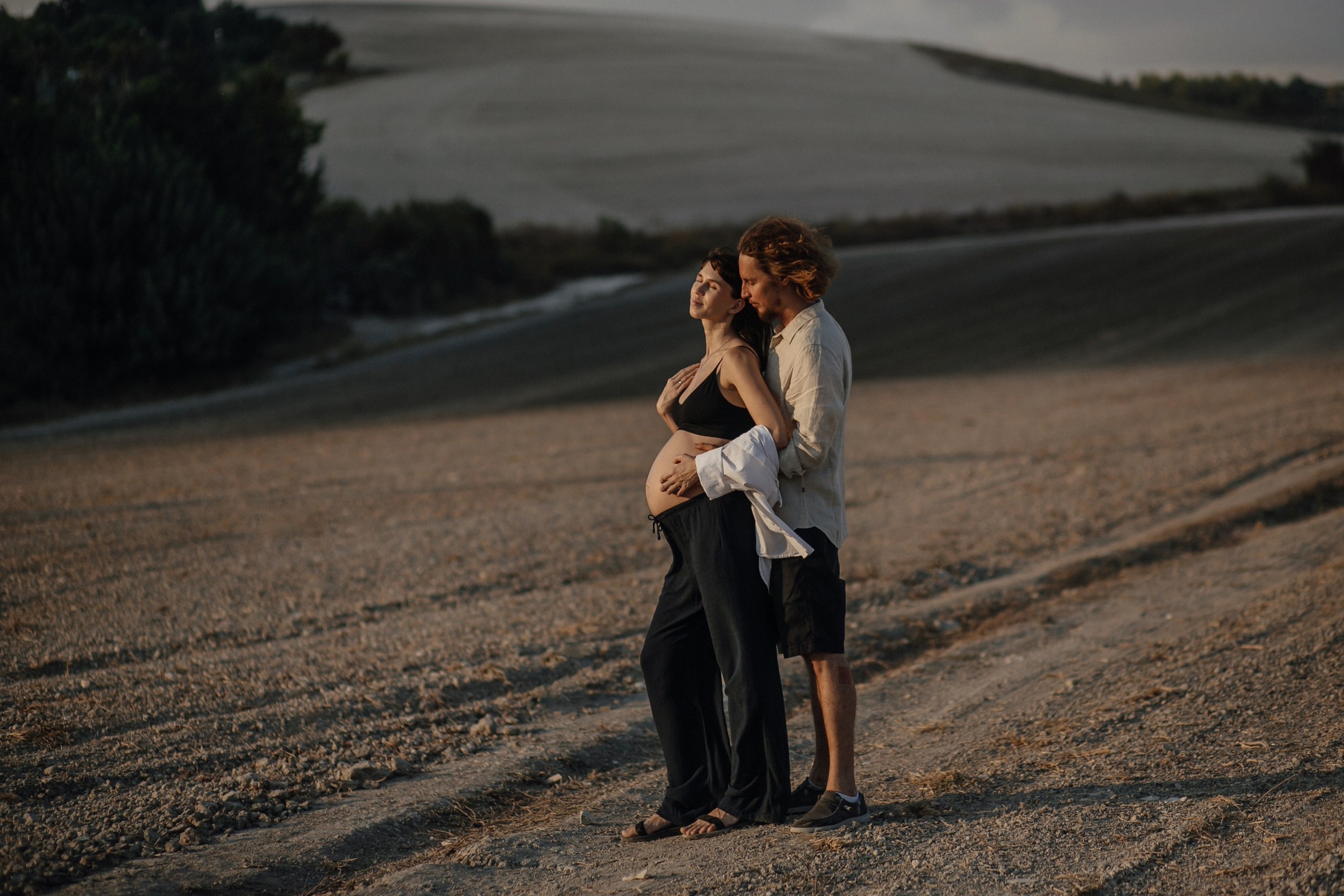 Kiryat Tivon field. Family photographer in Israel