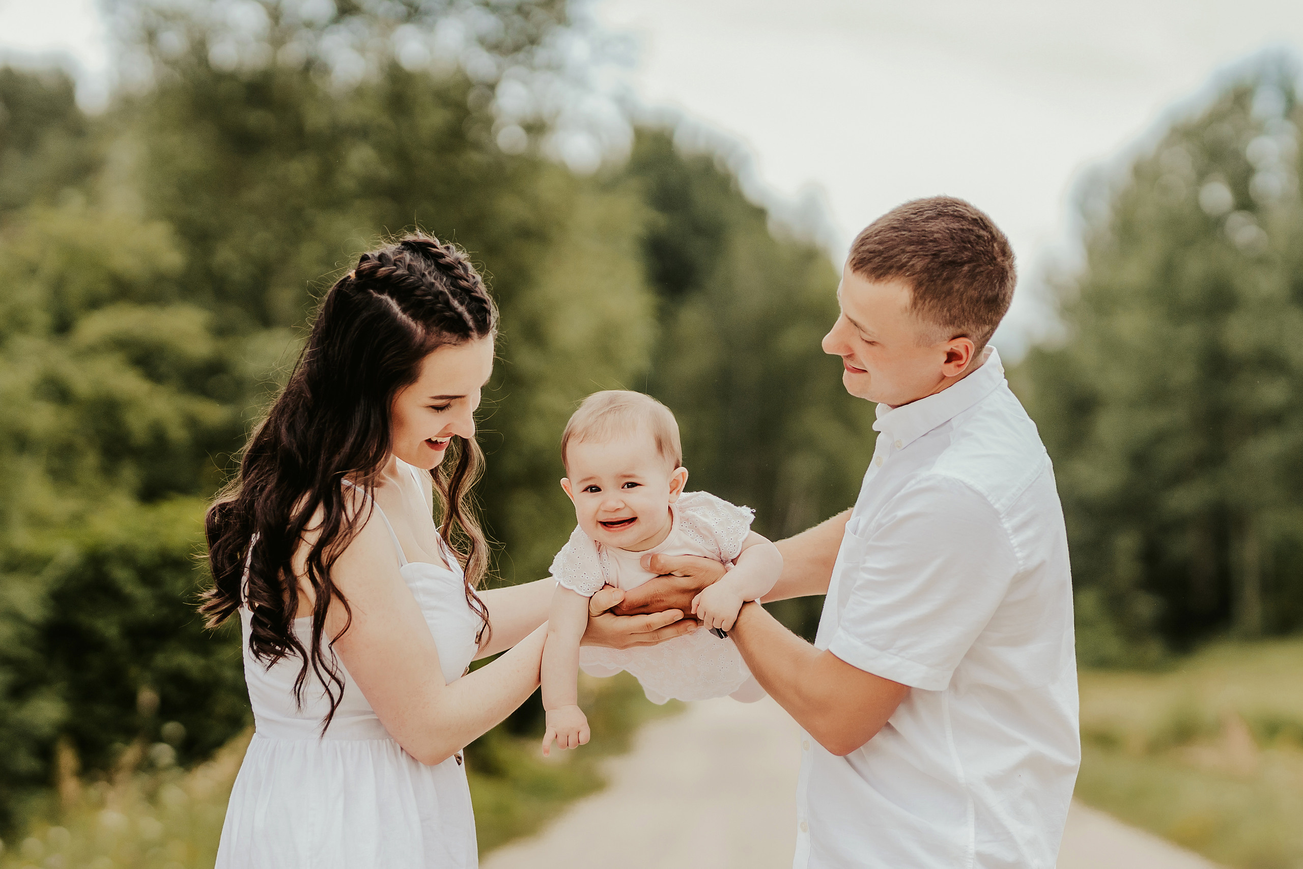 Kristīne, Vitālijs un mazā Maija. FOTOGRĀFS| LATVIJA |DAUGAVPILS|