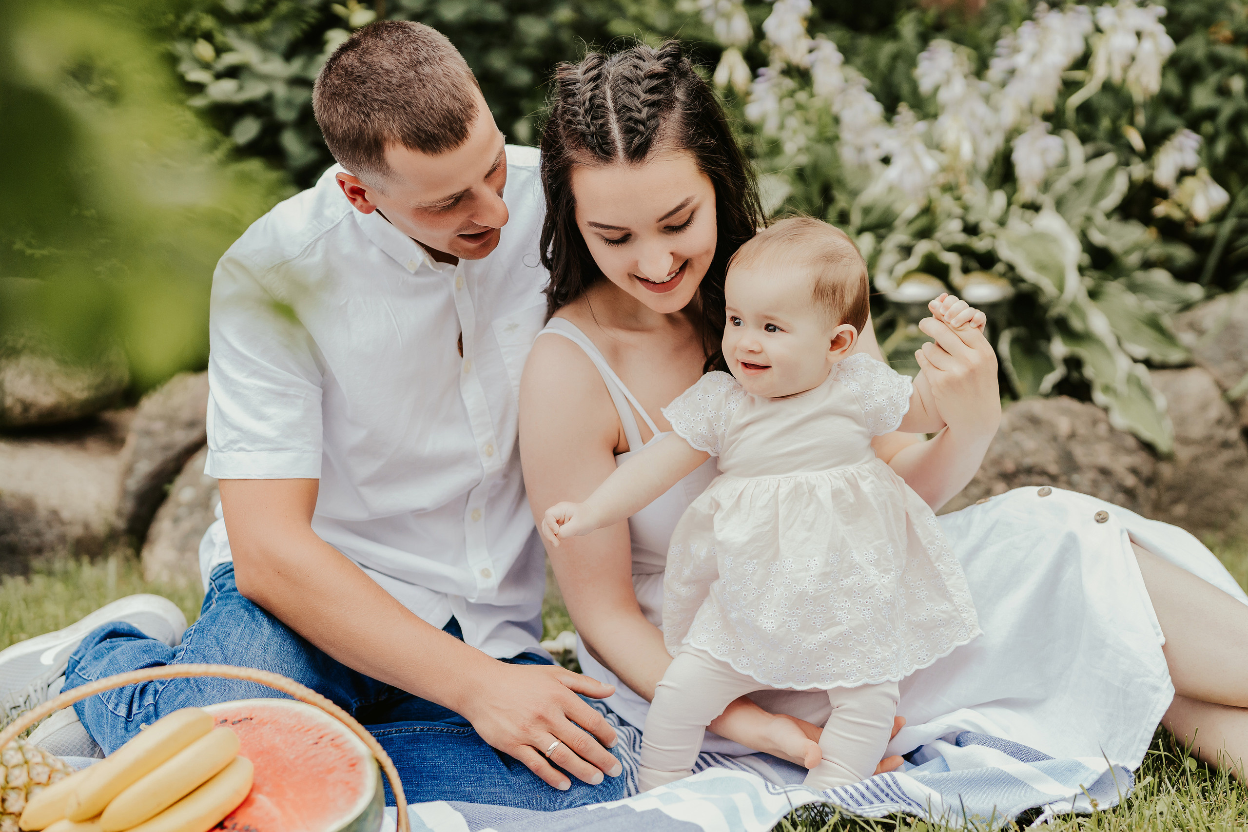 Kristīne, Vitālijs un mazā Maija. FOTOGRĀFS| LATVIJA |DAUGAVPILS|