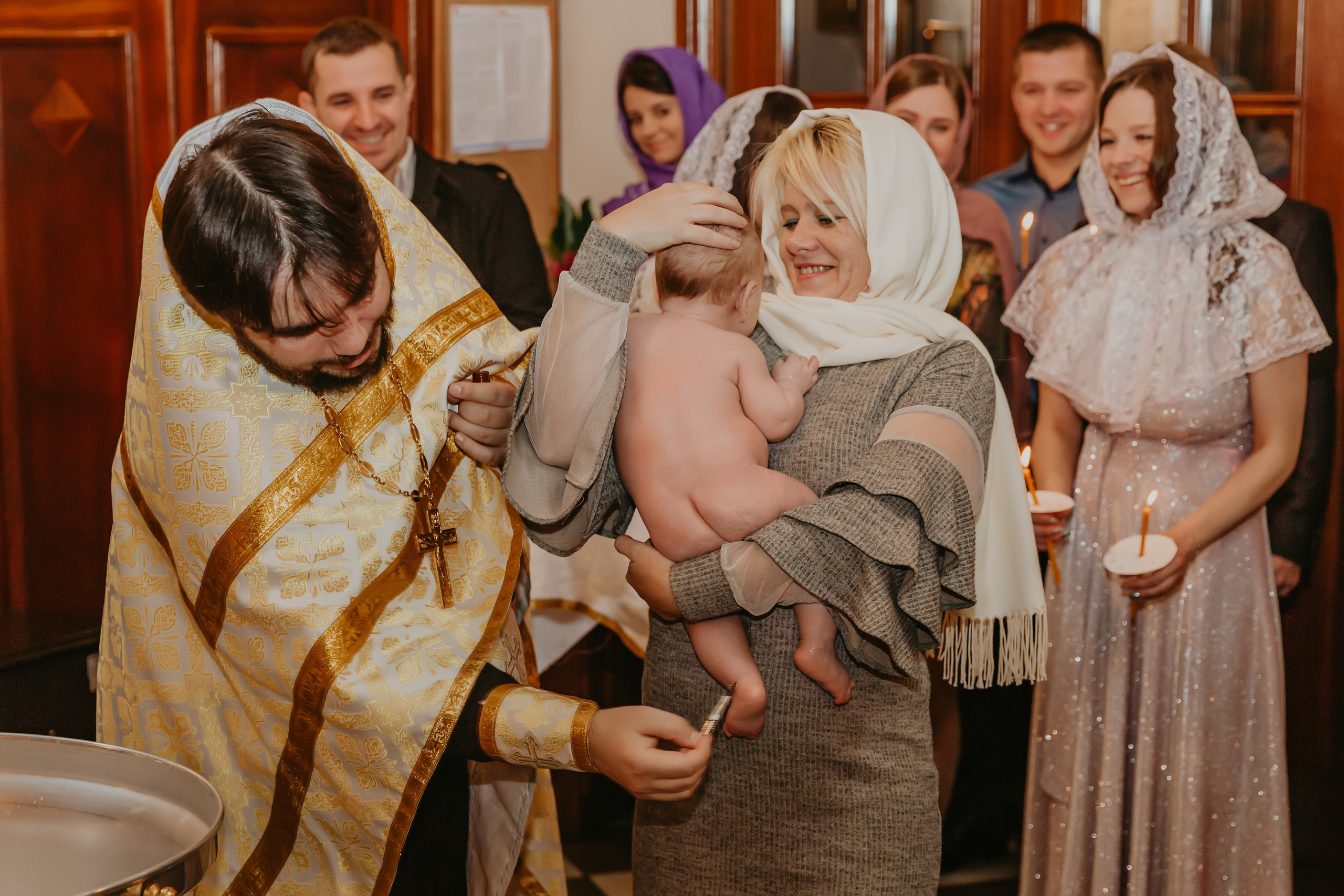 Таинство крещения Аарона. ФОТОГРАФ |ЛАТВИЯ | ДАУГАВПИЛС|