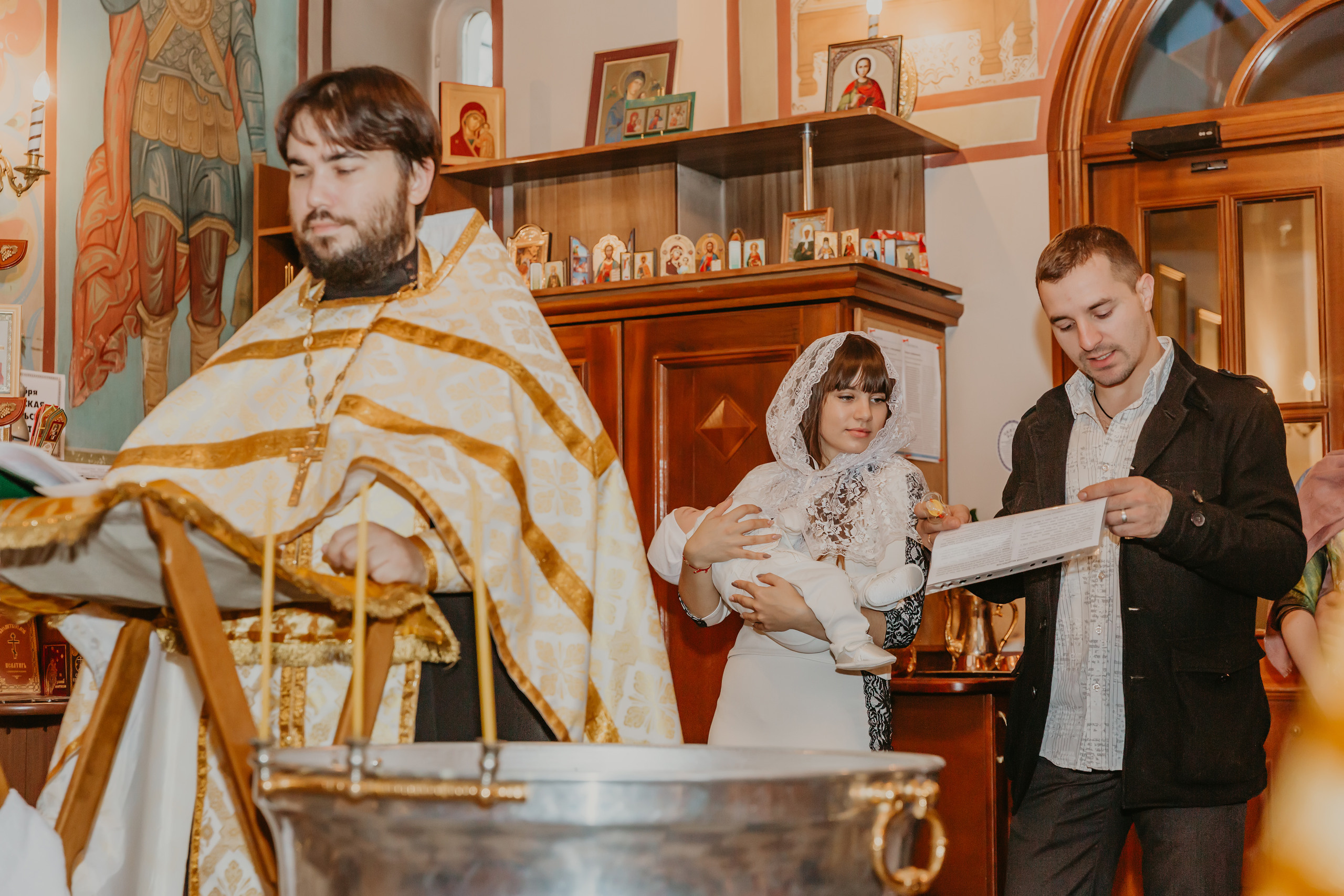 Таинство крещения Аарона. ФОТОГРАФ |ЛАТВИЯ | ДАУГАВПИЛС|