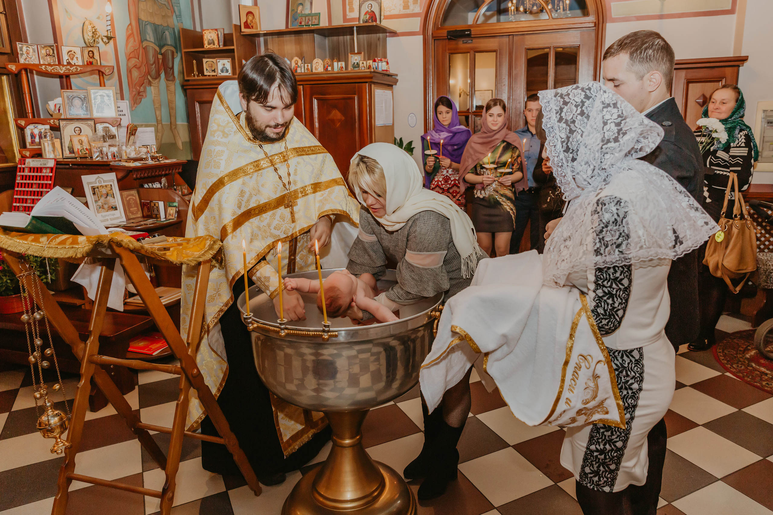 Таинство крещения Аарона. ФОТОГРАФ |ЛАТВИЯ | ДАУГАВПИЛС|