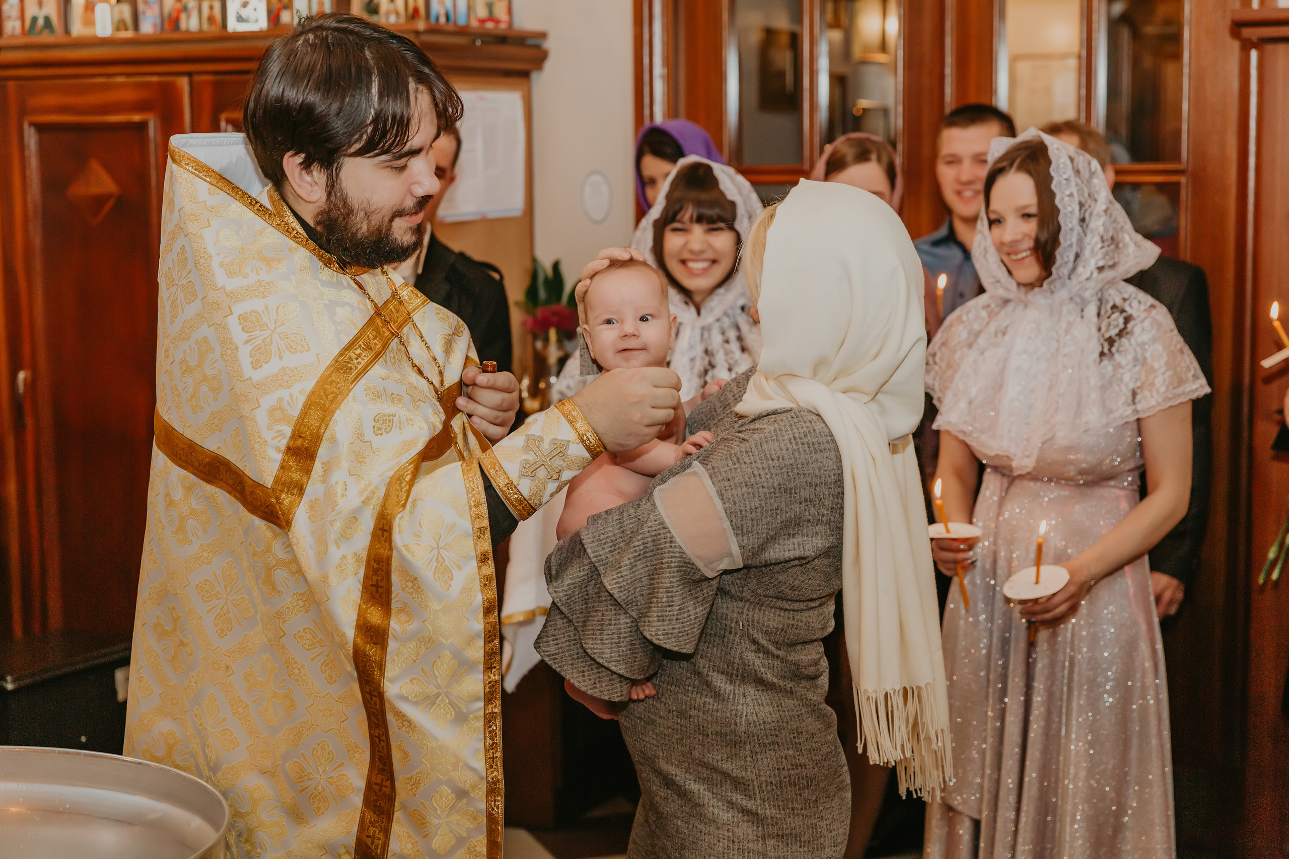 Таинство крещения Аарона. ФОТОГРАФ |ЛАТВИЯ | ДАУГАВПИЛС|