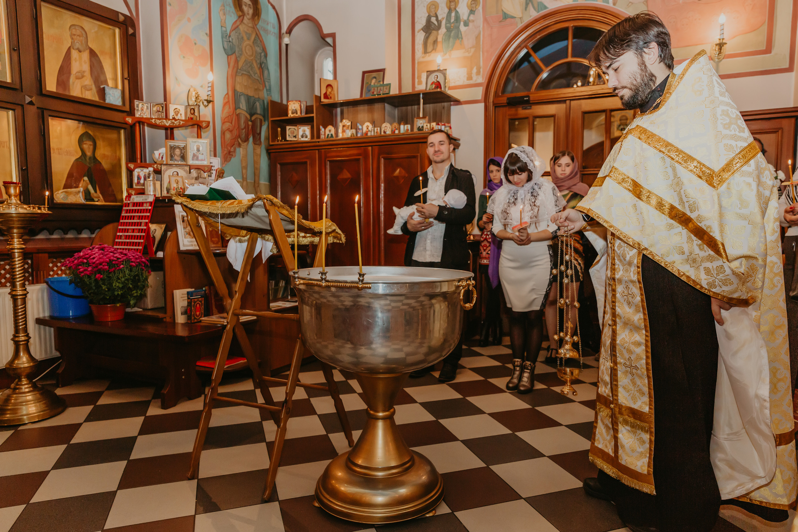 Таинство крещения Аарона. ФОТОГРАФ |ЛАТВИЯ | ДАУГАВПИЛС|