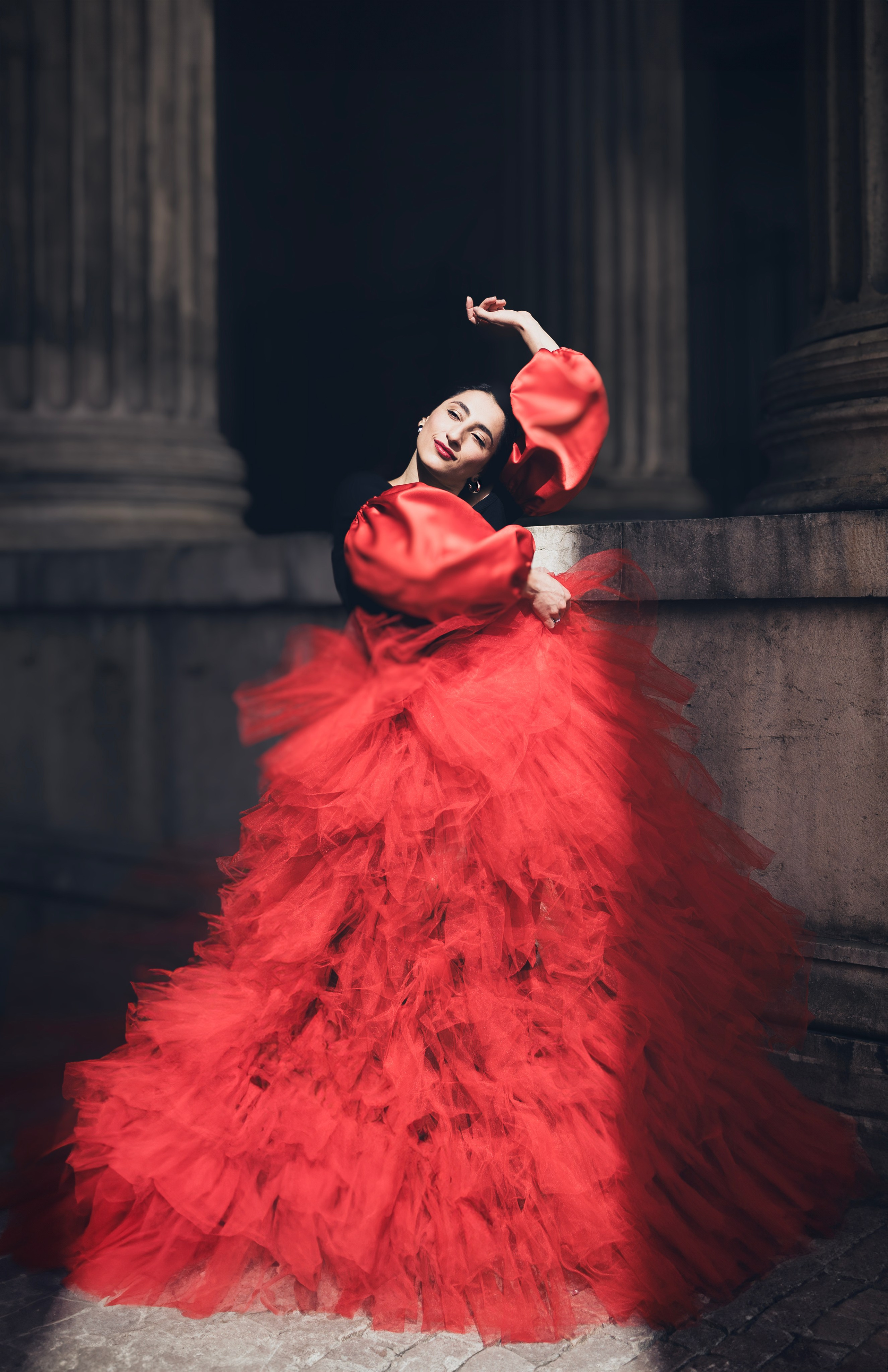 Long dresses shooting. Photographer in Munich
