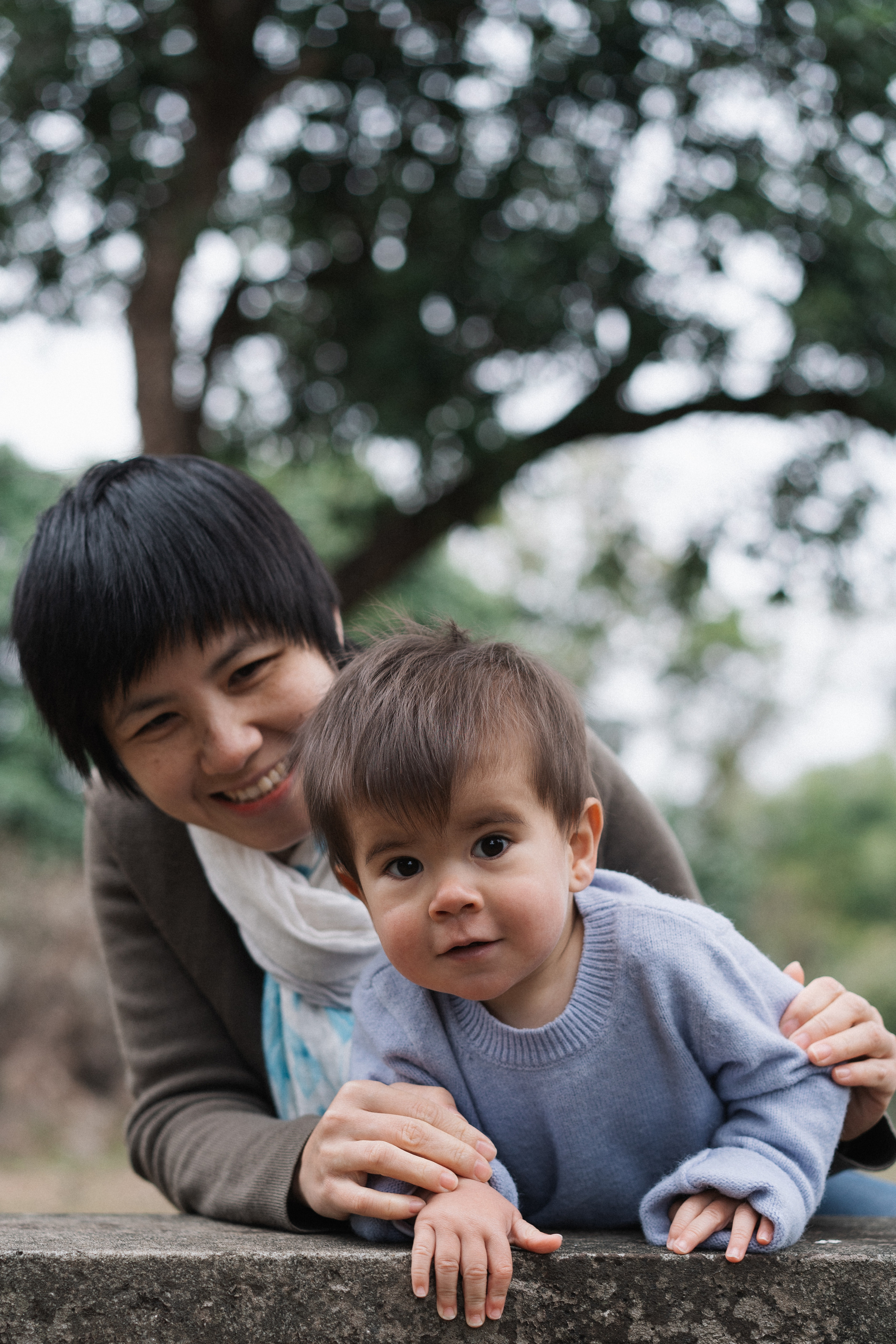 Grandparents visiting in Sai Kung. Evgeniia Pavlova Photography