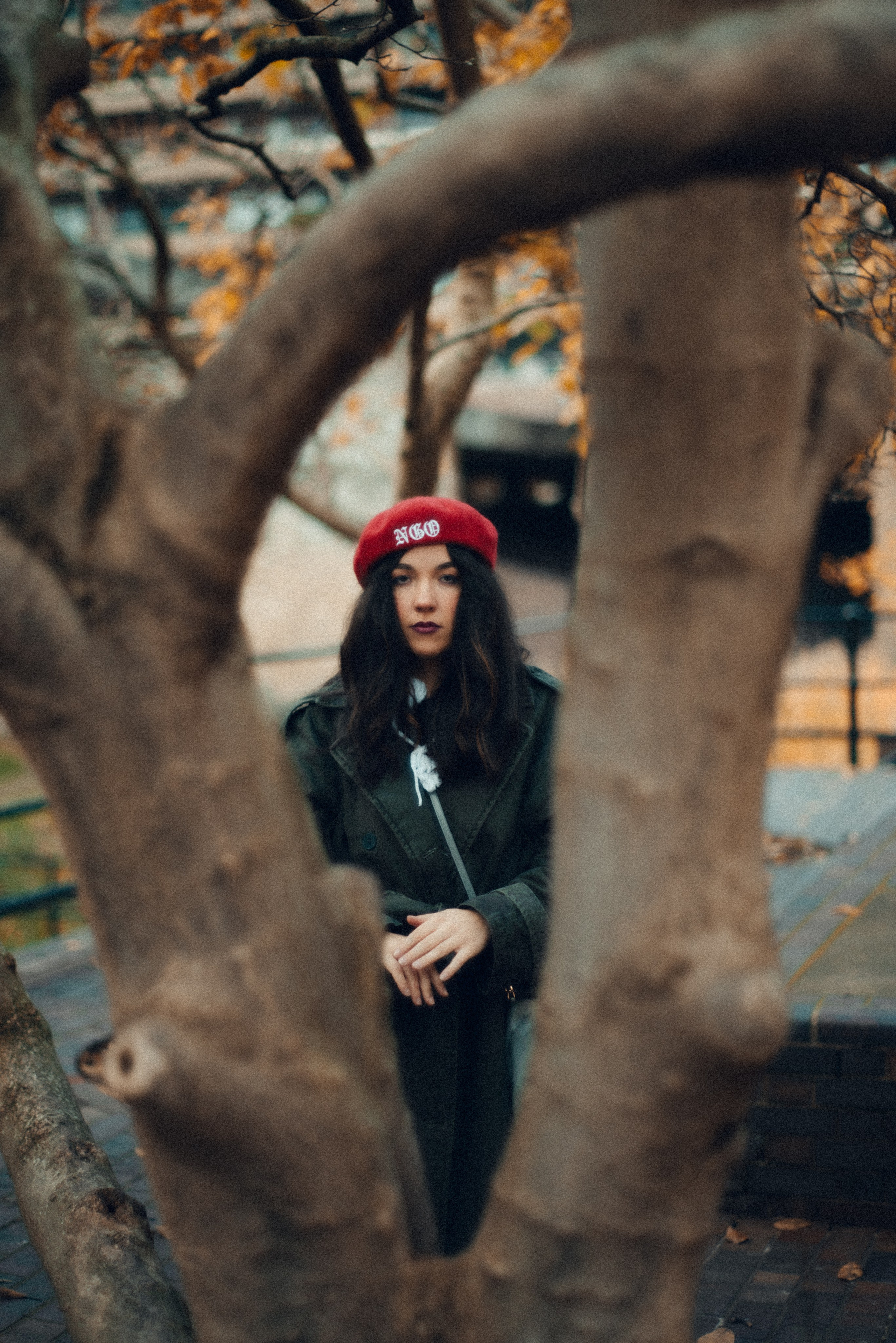 Autumn walk in London Barbican. Moth & Moss Photography