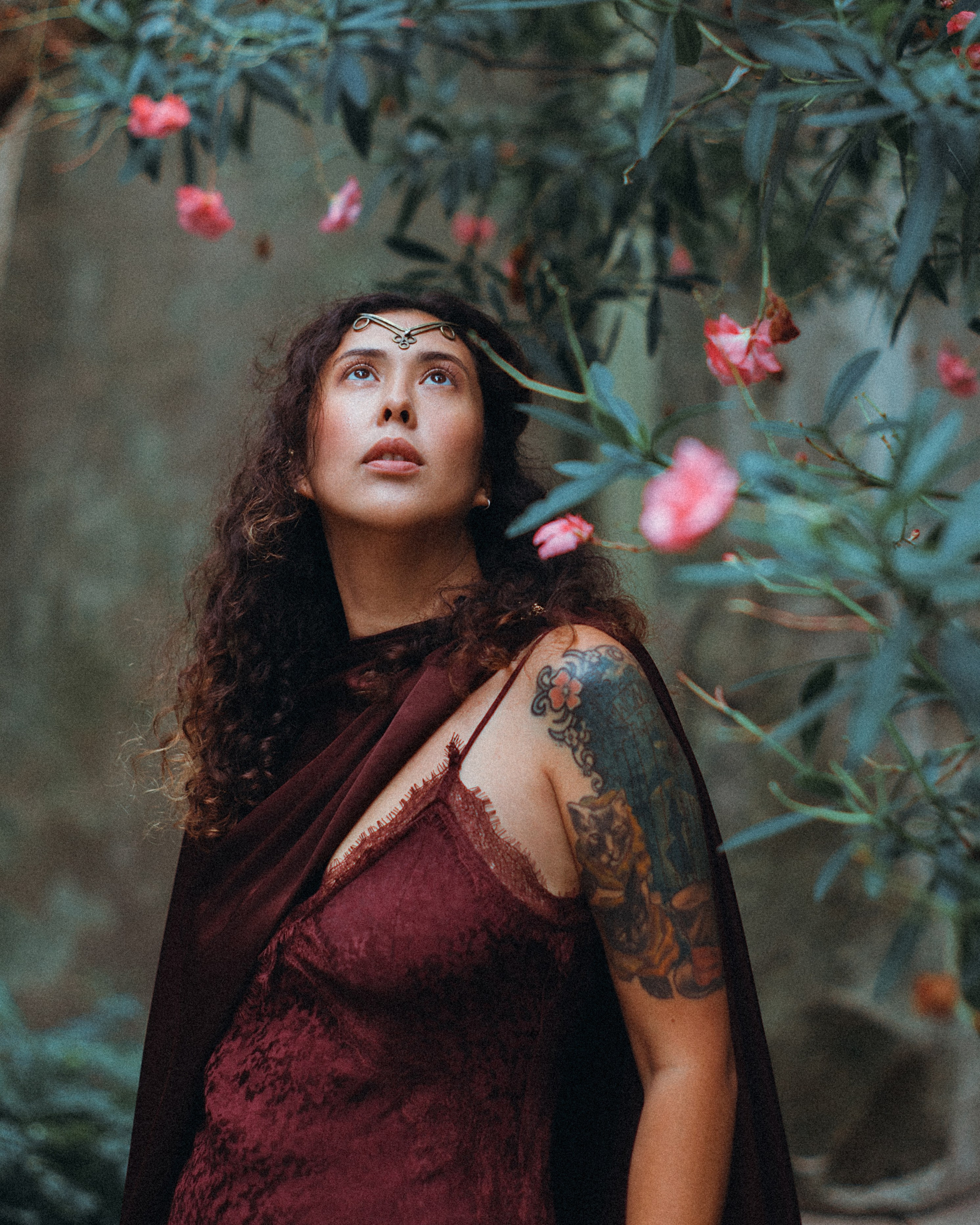 Fairy in Medieval Ruins Photoshoot. Moth & Moss Photography