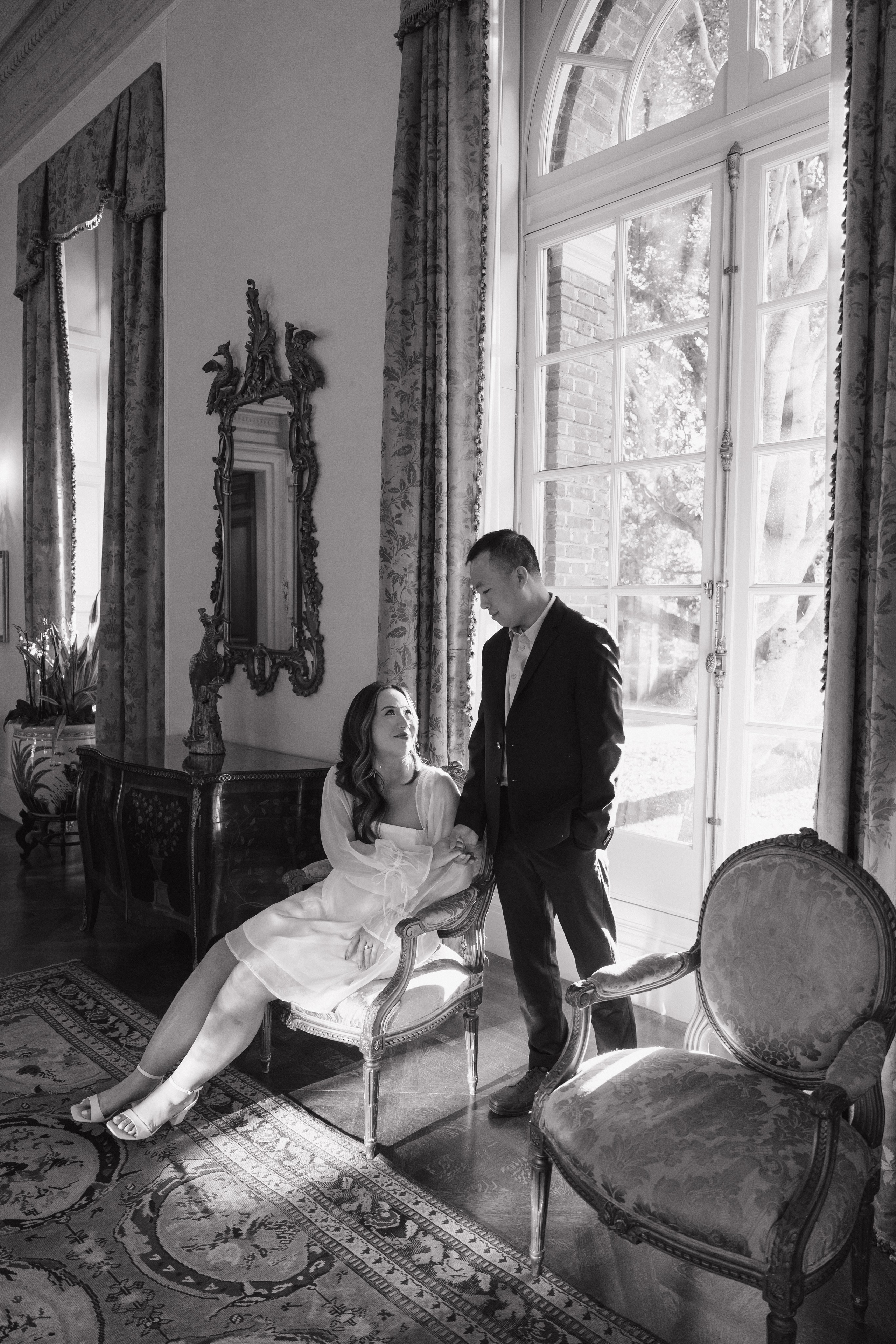 Filoli Historic Garden Engagement Photoshoot. Soulo Photography | San Francisco Bay Area Based Photographer