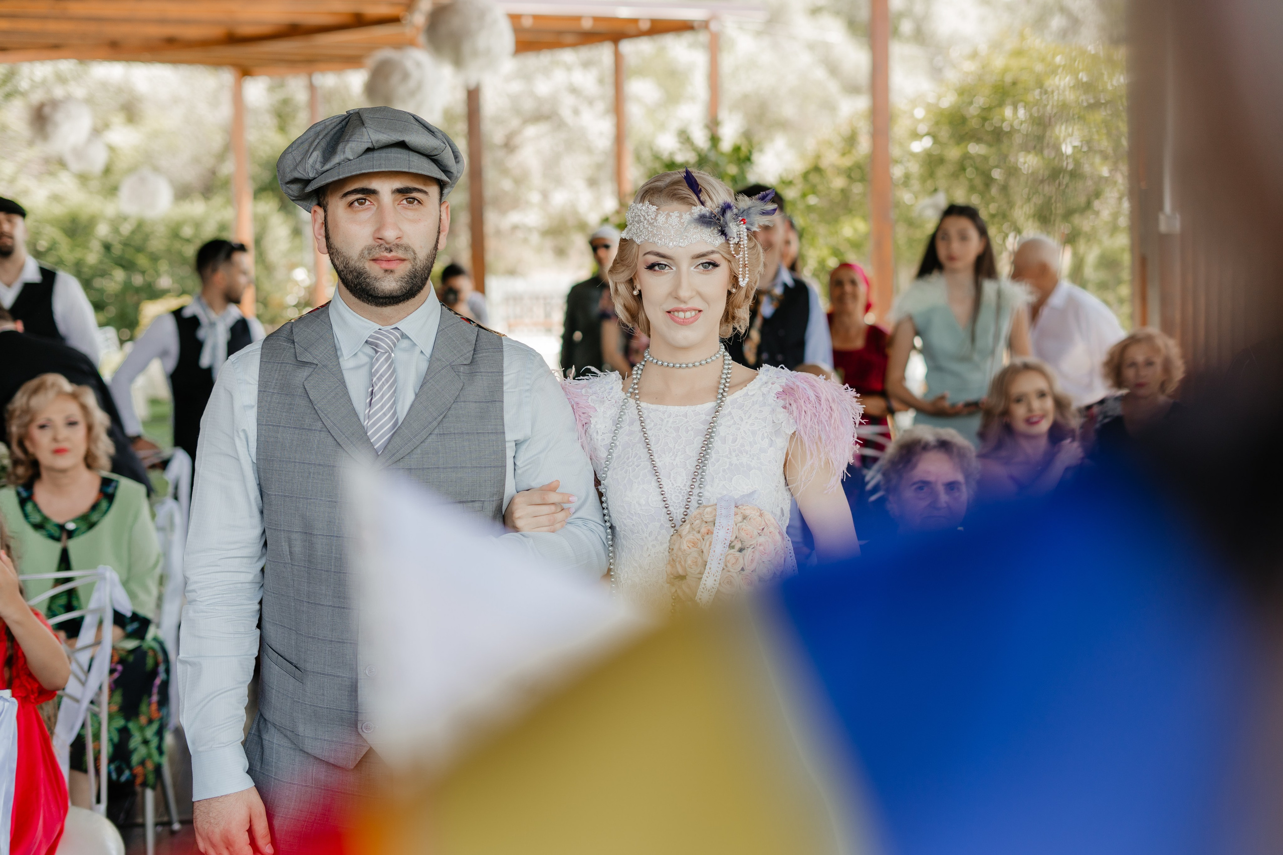 Nunta cu tematica anilor 1920, sedinta foto in ziua evenimentului. Proud Vision Weddings | Wedding Photography & Film — Servicii profesionale Foto Video Nunta Iasi