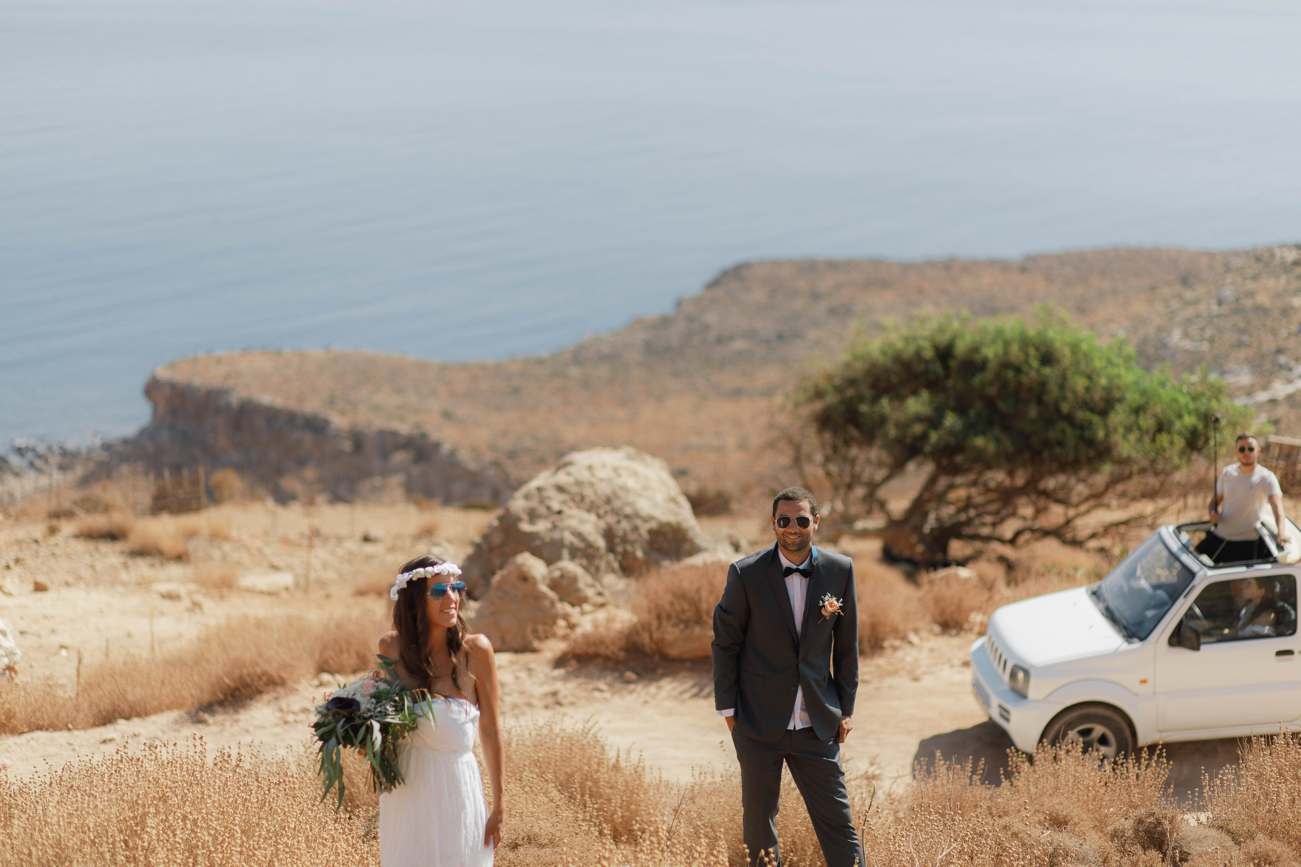 Marino & Steffi, Crete. Denny Savon — Photographer in Santorini | Weddings, Love Stories & Flying Dress