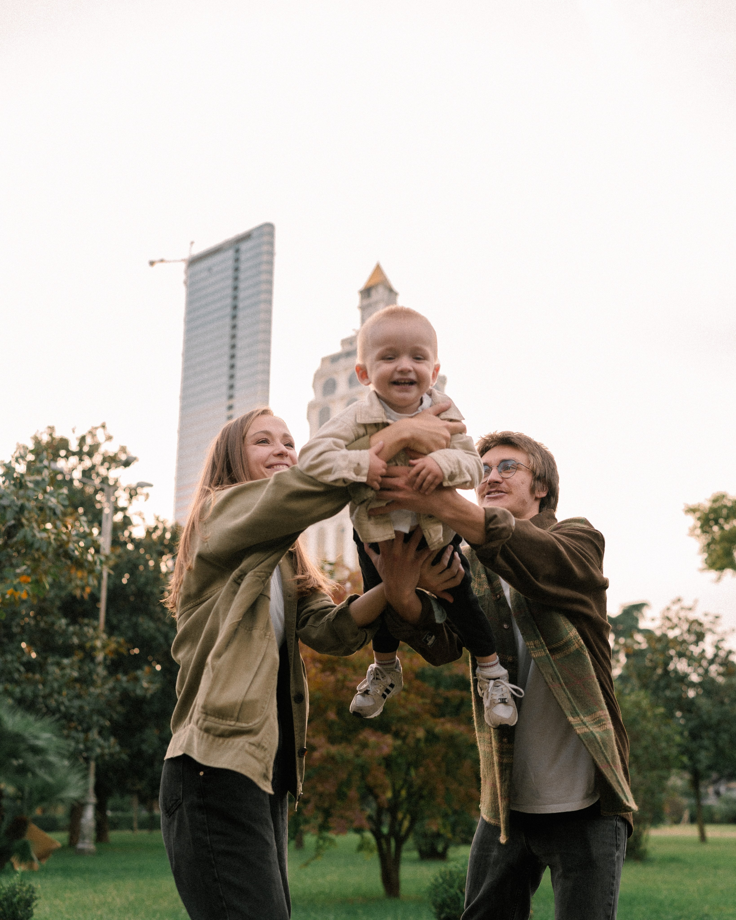Семейная фотосессия — Мария, Антон и Платон. Портретный и свадебный фотограф в Батуми Валерия Азаренко