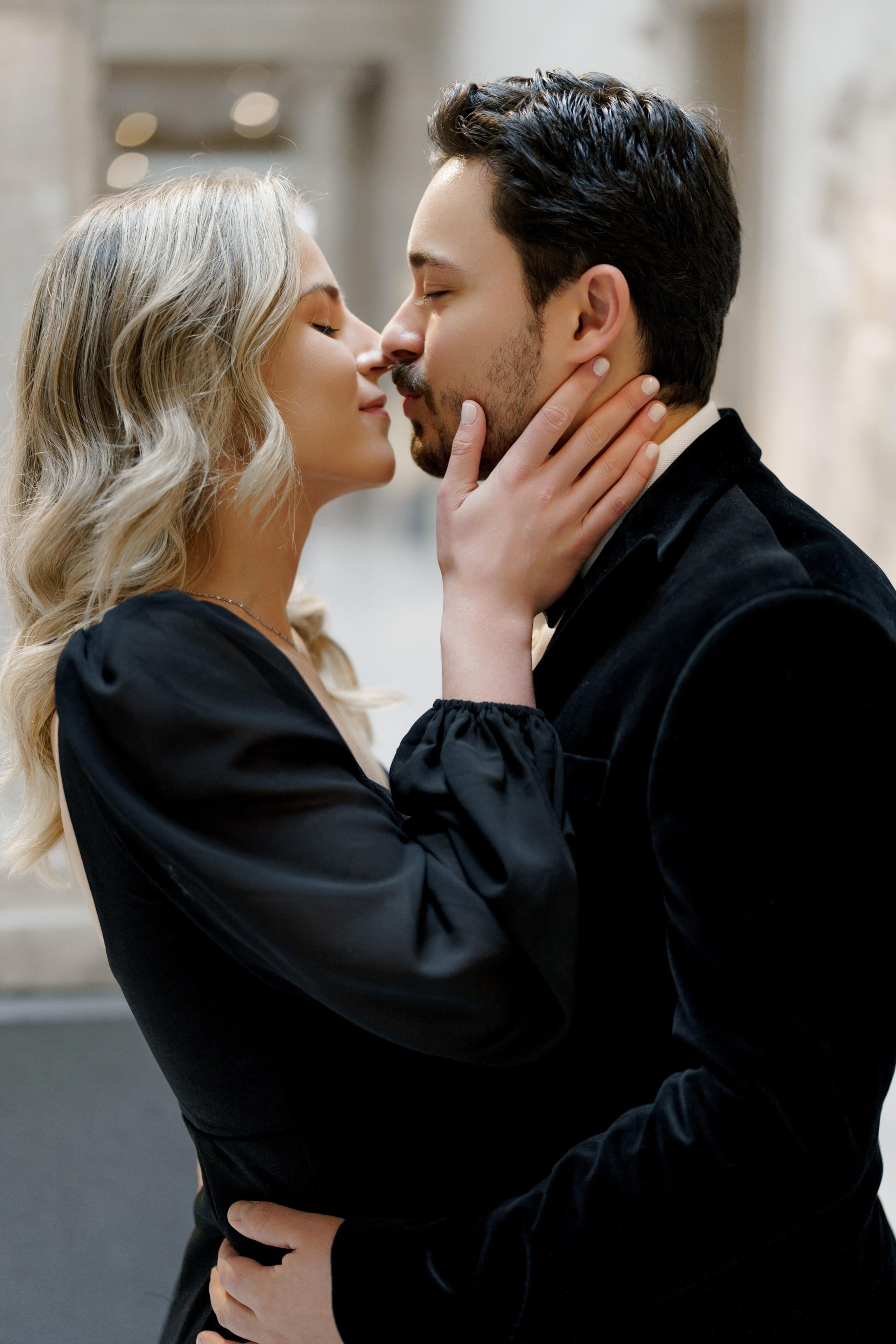 Caroline and Brendan’s Museum MET and Library Engagement Shoot. Wedding photographer and videographer New York | New Jersey